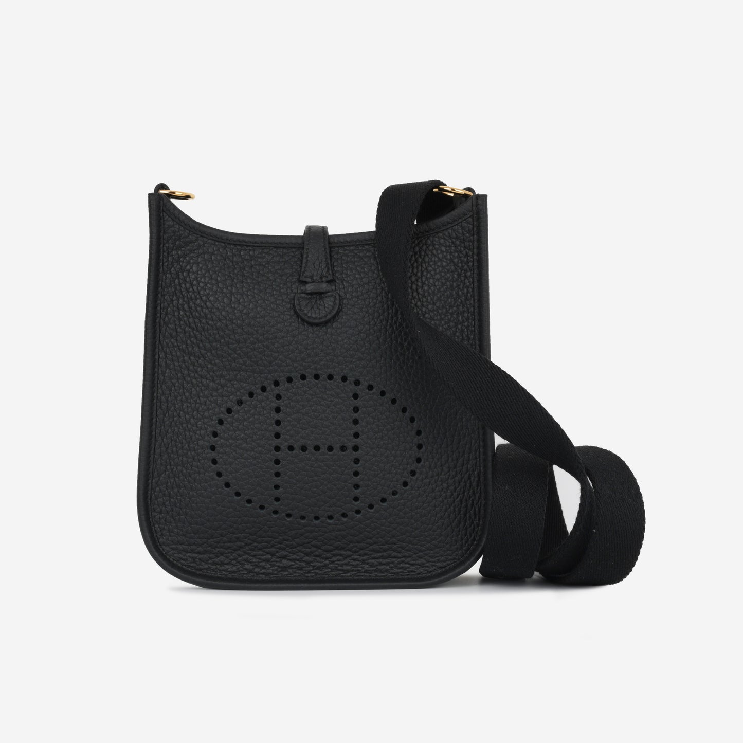 Hermès Evelyne TPM - Noir Clemence | Gold Hardware - Bagista