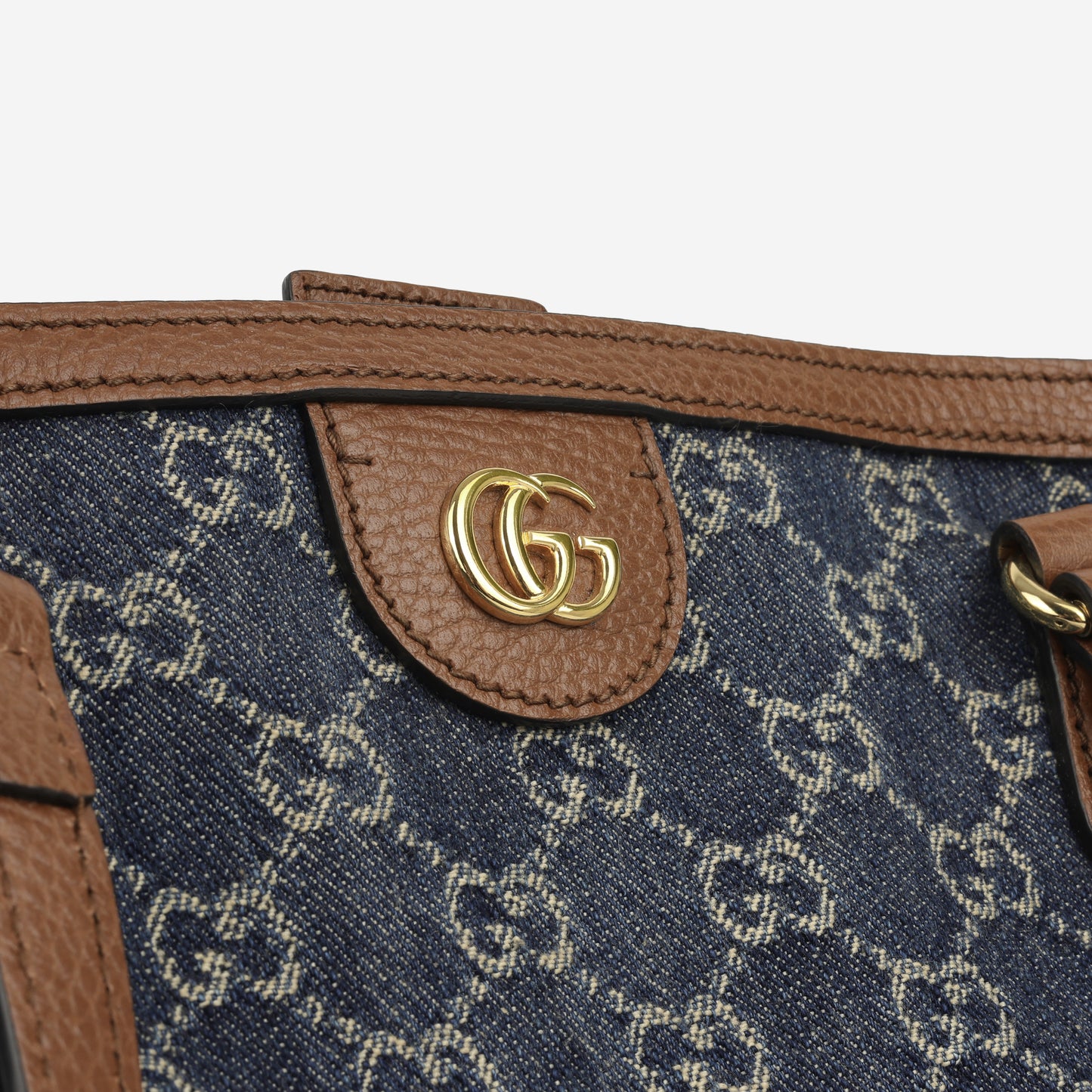 Medium Ophidia Tote - Denim