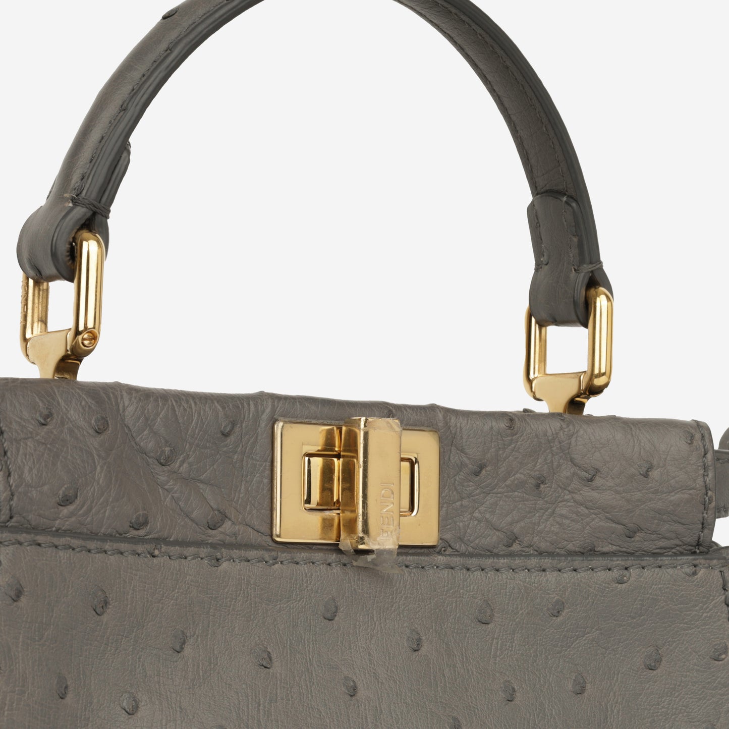 Mini Peekaboo - Grey Ostrich