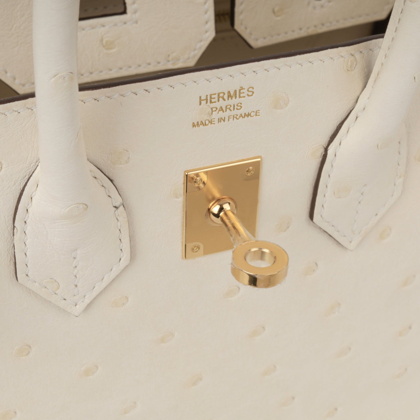 Birkin 25 - Nata Ostrich