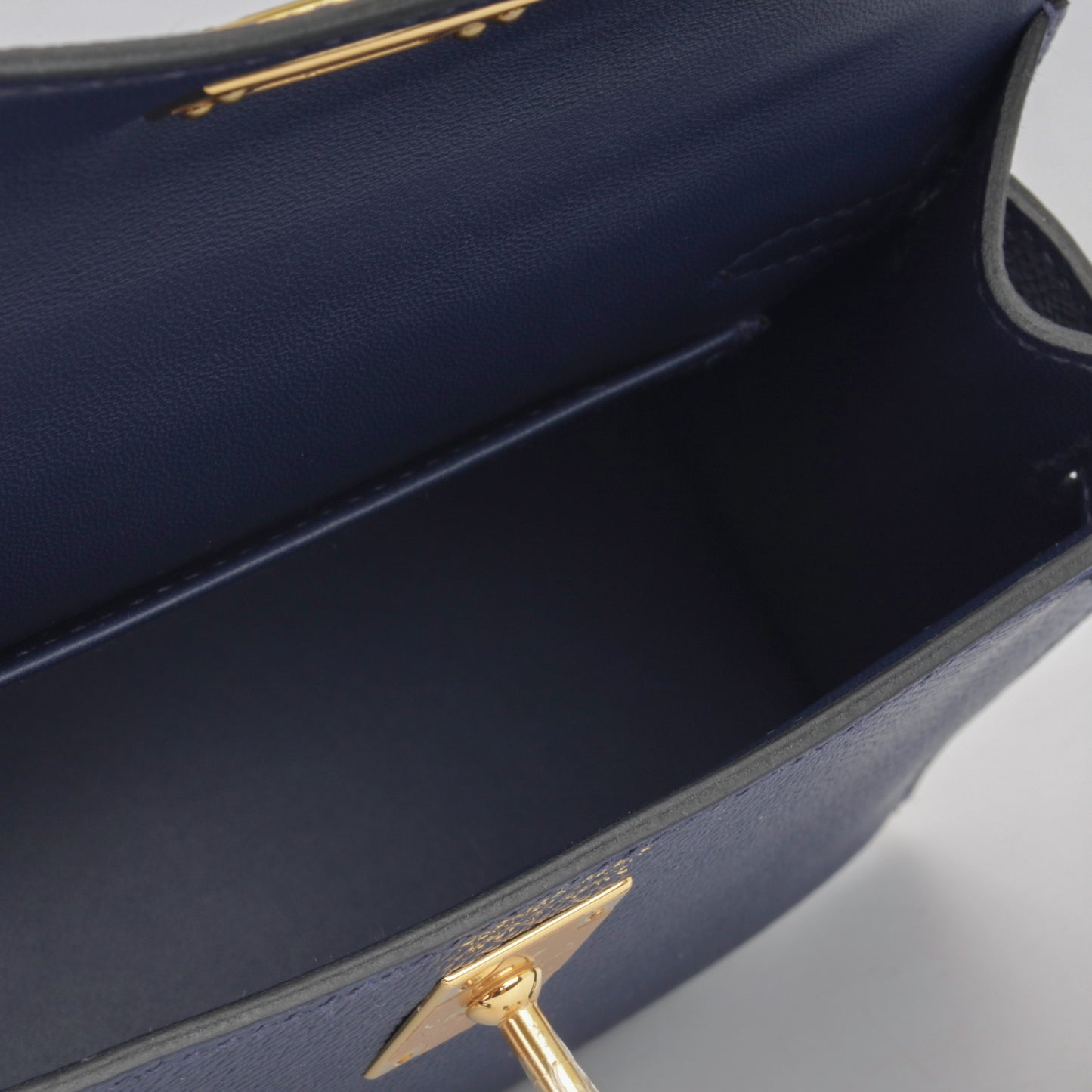 Mini Kelly - Blue Navy Epsom