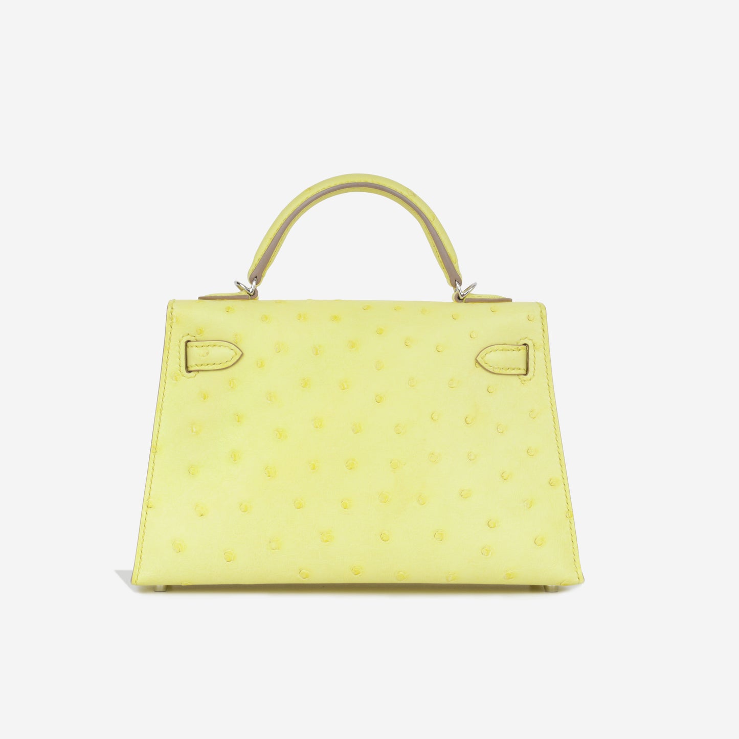 Mini Kelly - Limoncello Ostrich