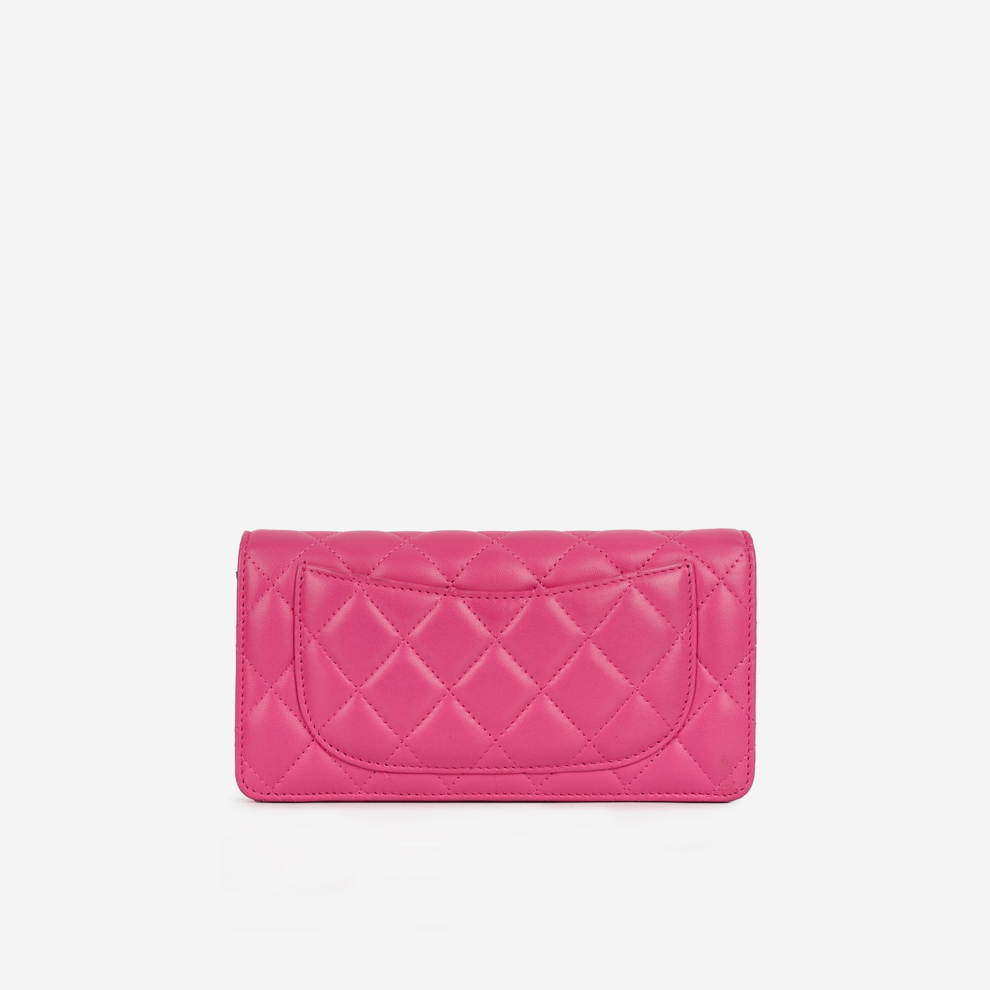 Chanel Bifold Classic Wallet - Pink Lambskin | Silver Hardware