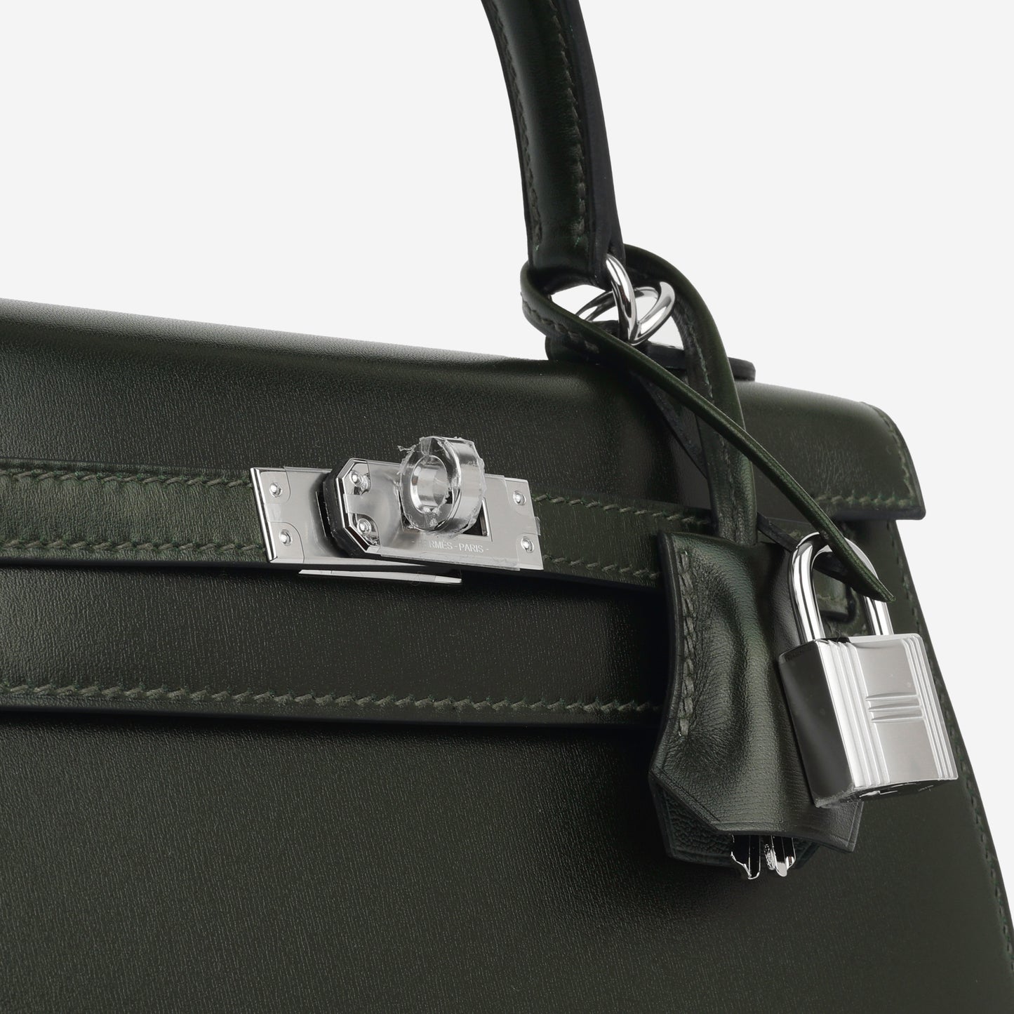 Kelly 25 - Vert Fonce Box Calf