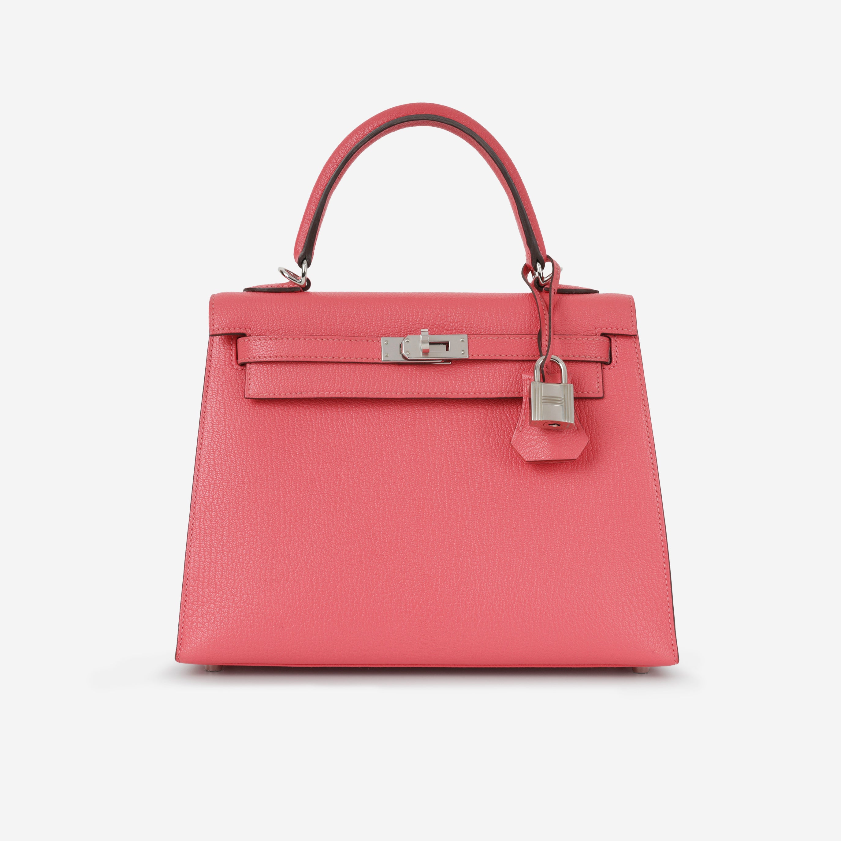 Hermès Kelly 25 - Rose Lipstick Chevre | Palladium Hardware – Bagista