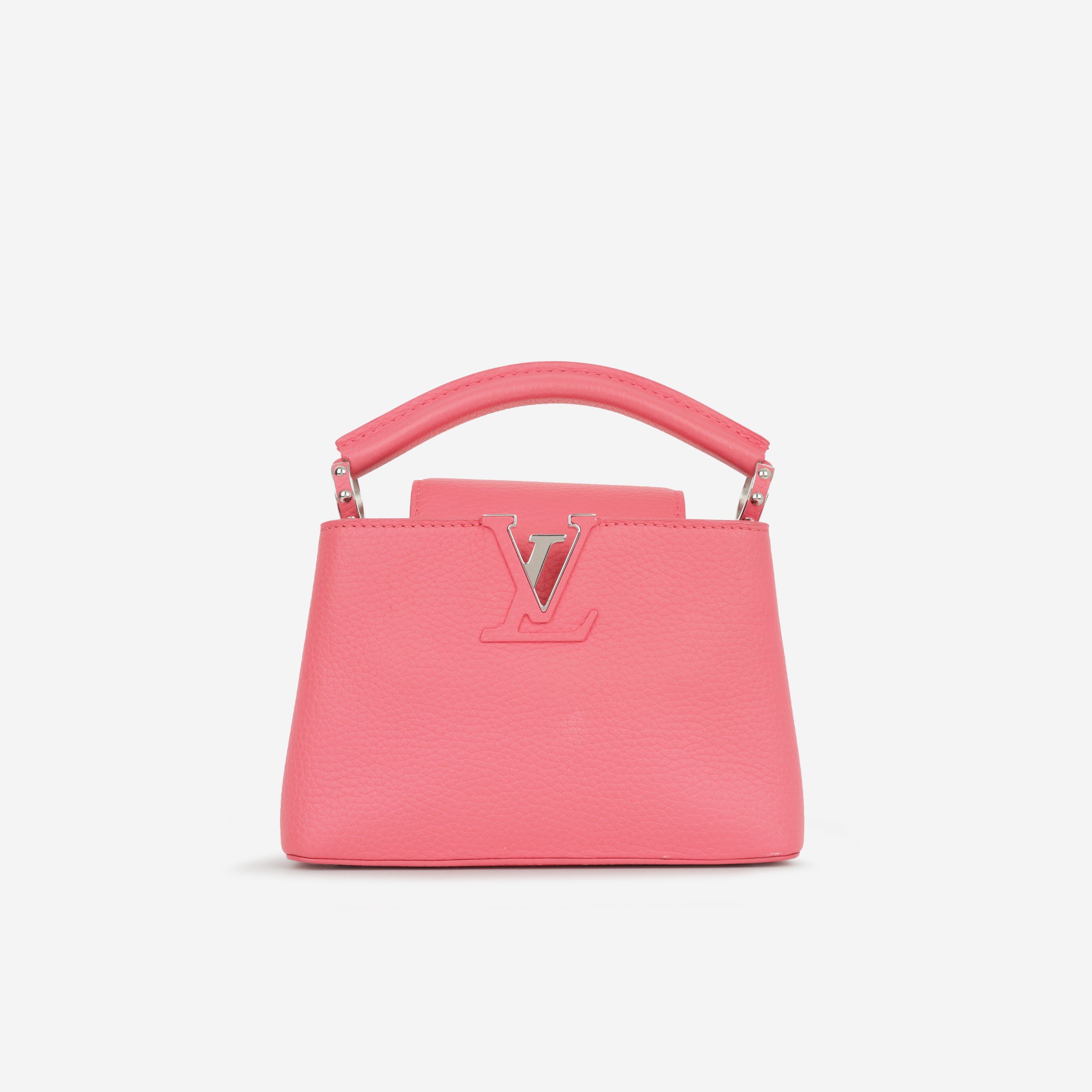Louis Vuitton - Mini Capucines Bag - Dragonfruit Taurillon Leather
