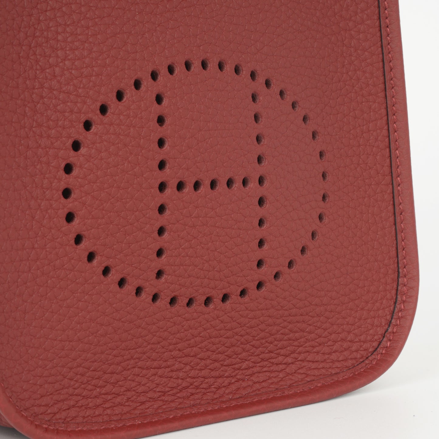 Hermès Mini Evelyne 16 - Rouge H Clemence | Palladium Hardware