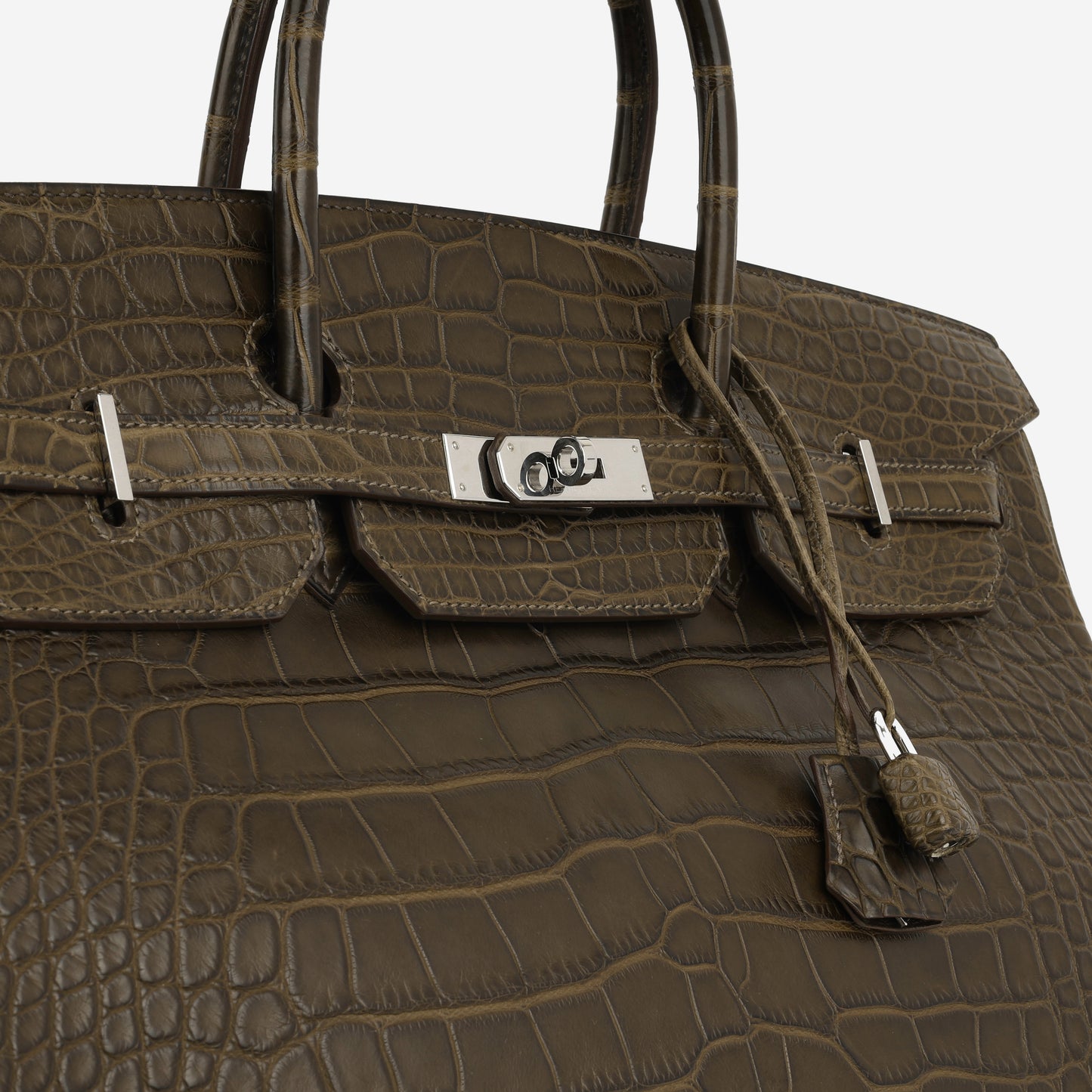 Hermès Birkin 40 - Gris Elephant Alligator Mississippiensis | Palladium Hardware