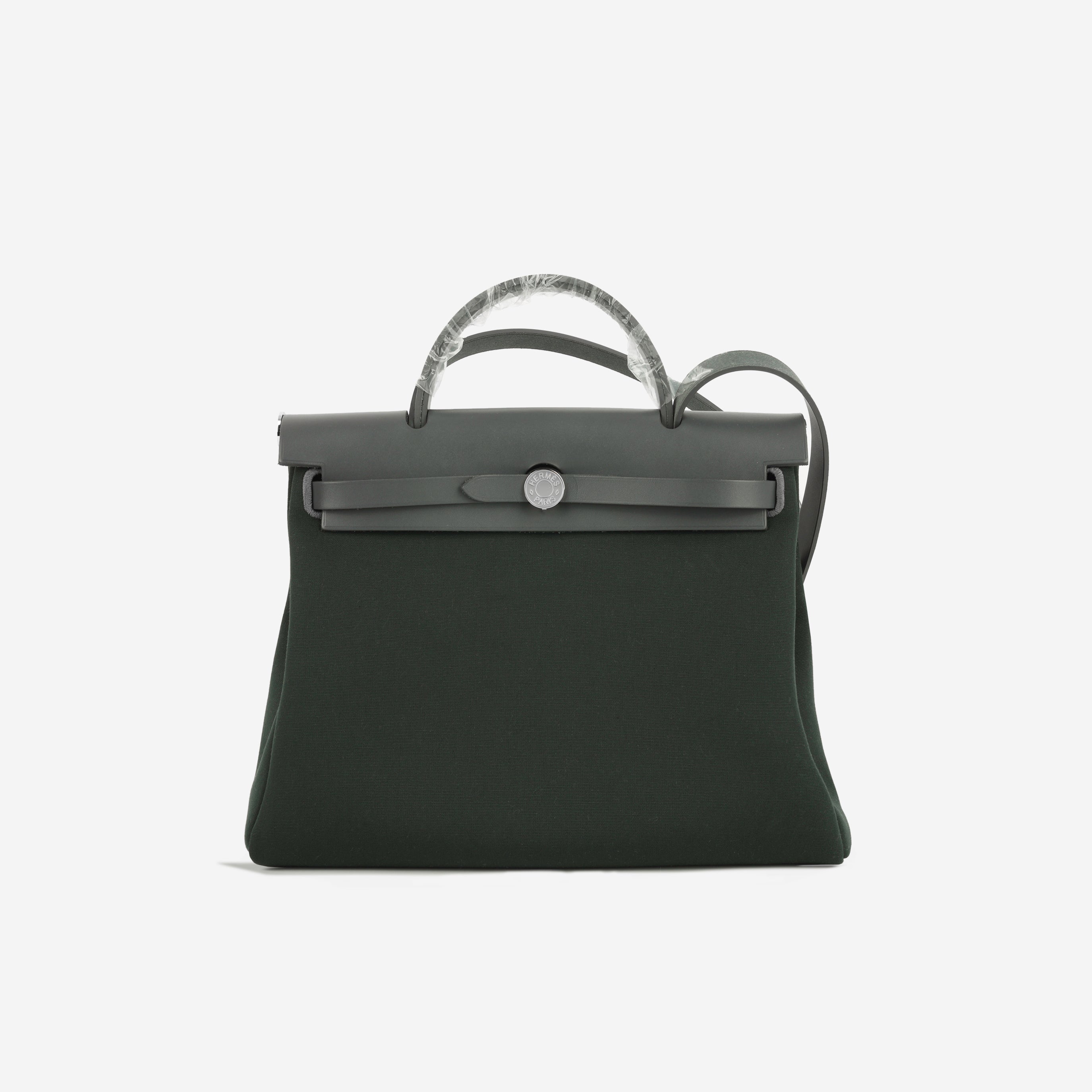 Hermès Herbag 31 - Vert Cypres / Ardoise Hunter | Palladium