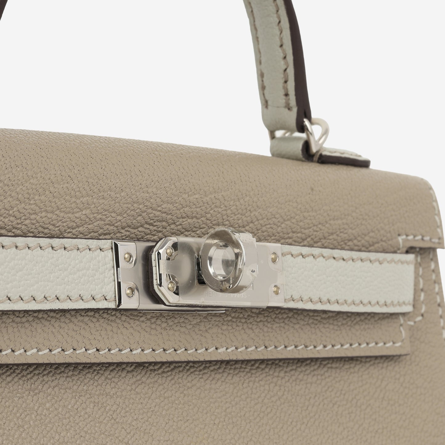 Hermès HSS Mini Kelly - Gris Perle / Gris Tourterelle | Palladium Hardware