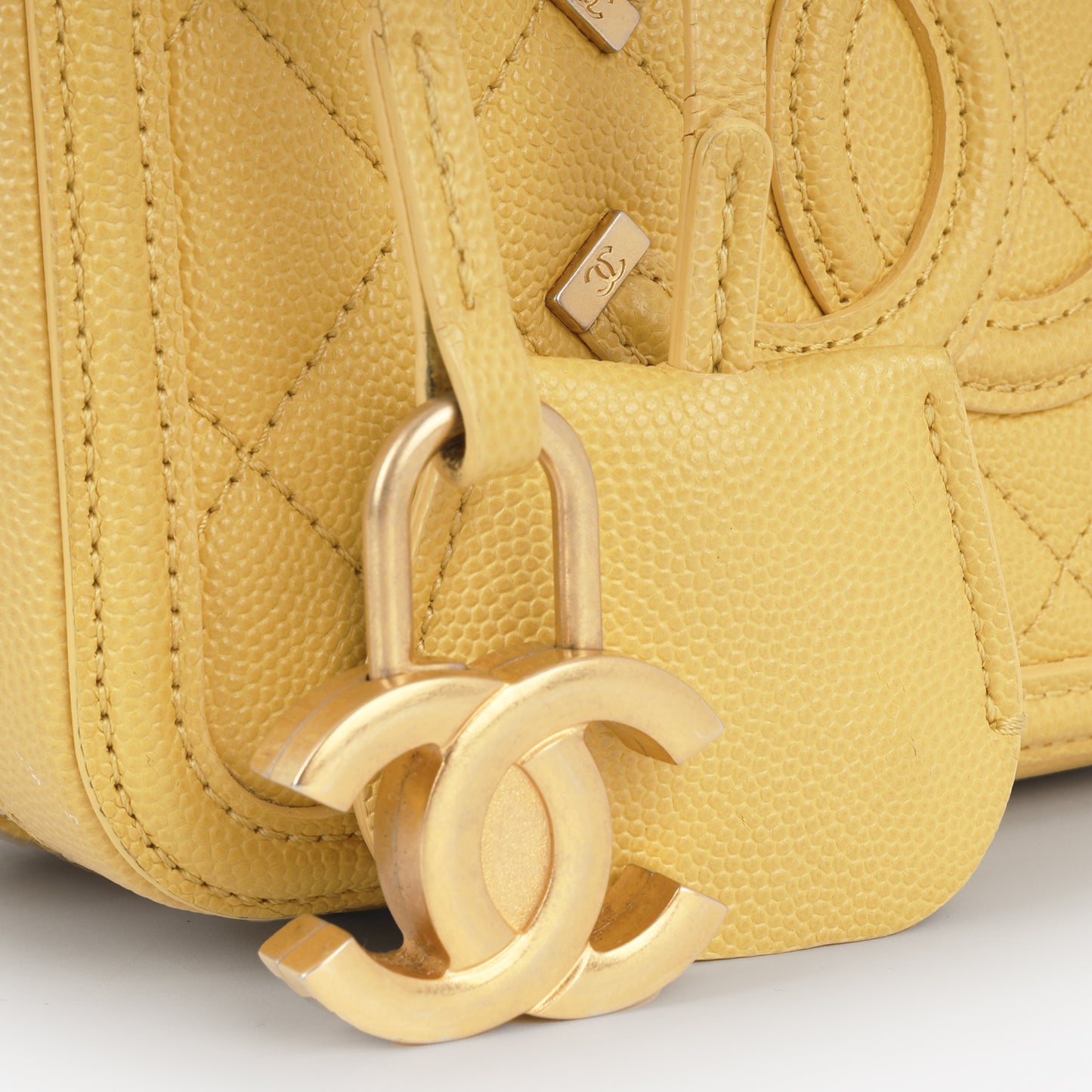 Chanel Small Filigree Vanity Case