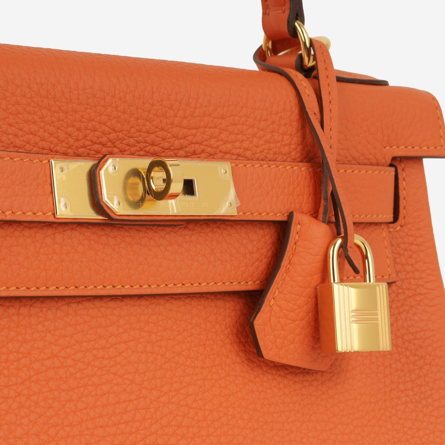 Hermès Kelly 28 - Feu Clemence | Gold Hardware