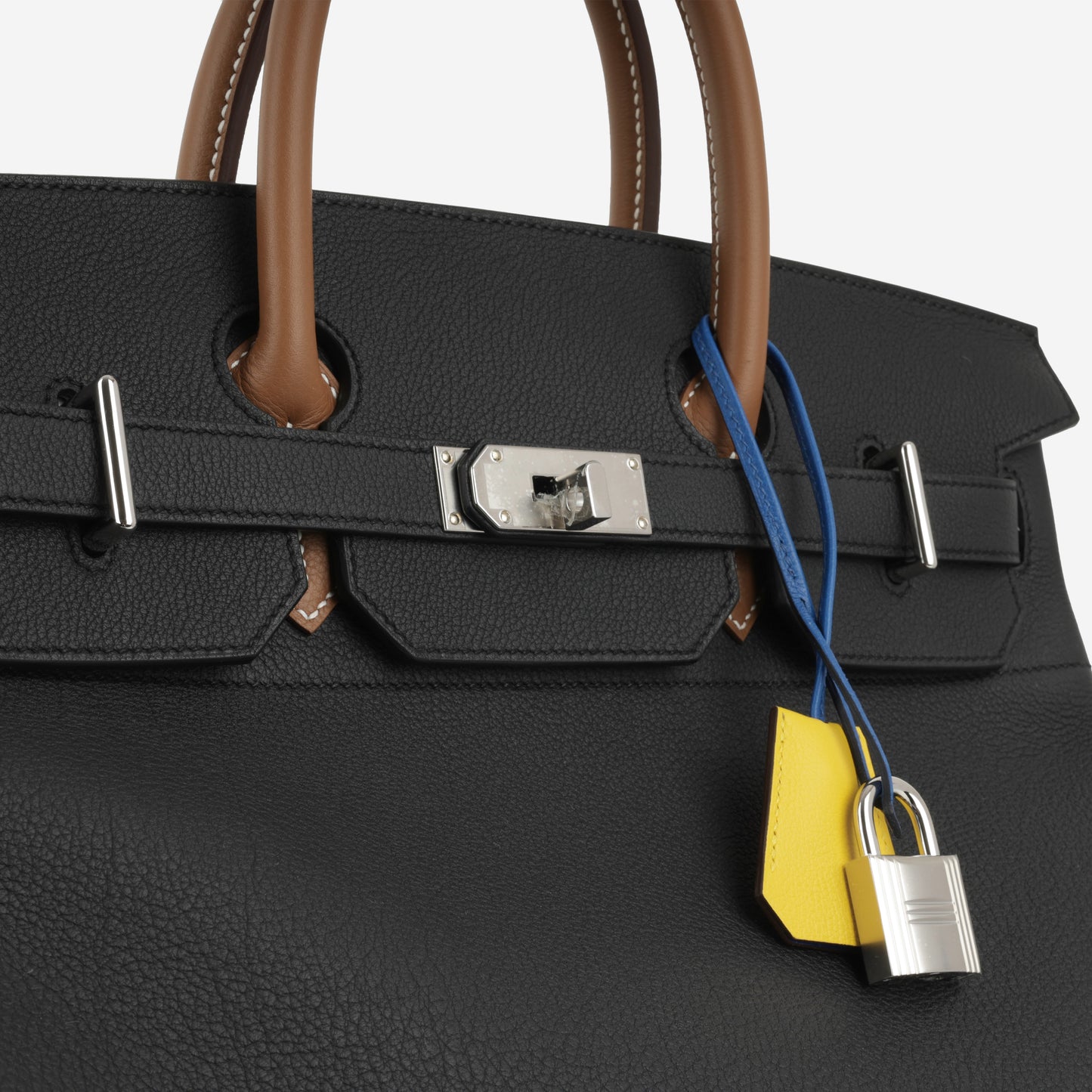 Hermès Hac 40 Multicolore - Noir/Gold Togo | Palladium Hardware