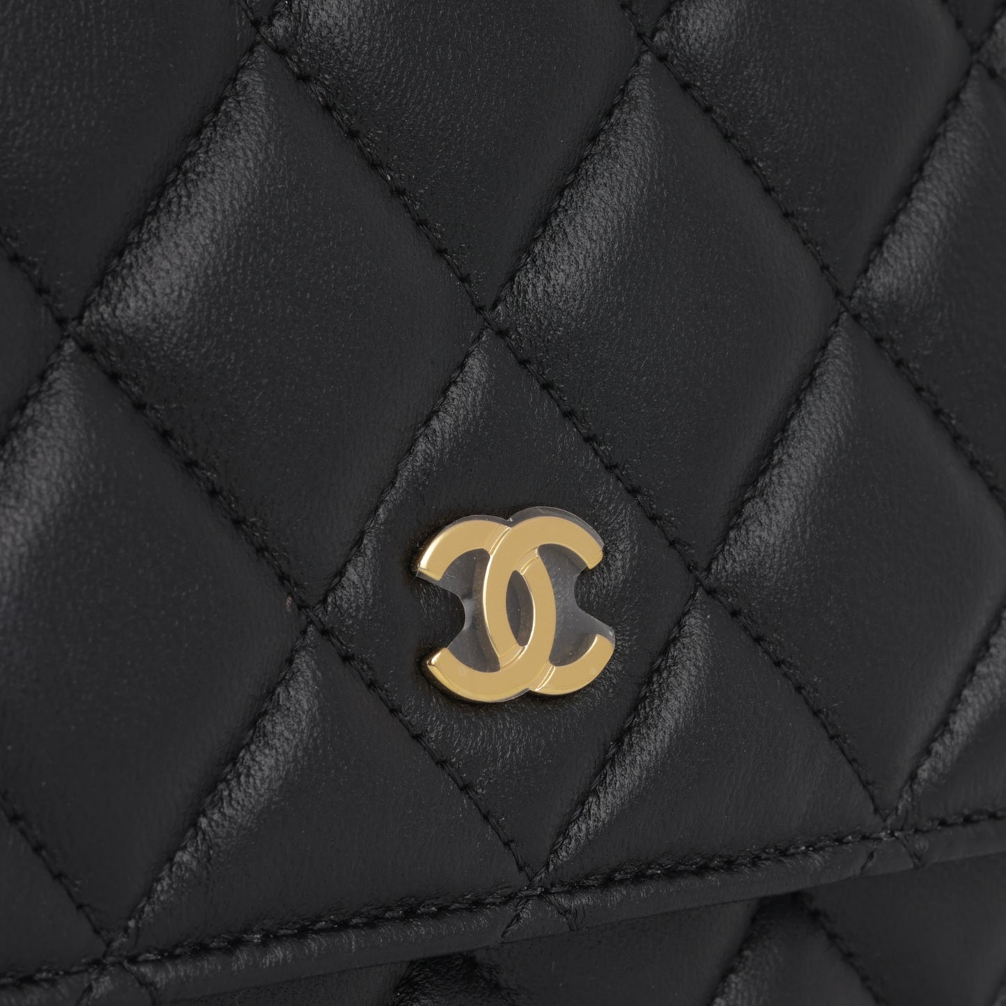 Chanel Classic Wallet on Chain - Black Lambskin | Gold Hardware