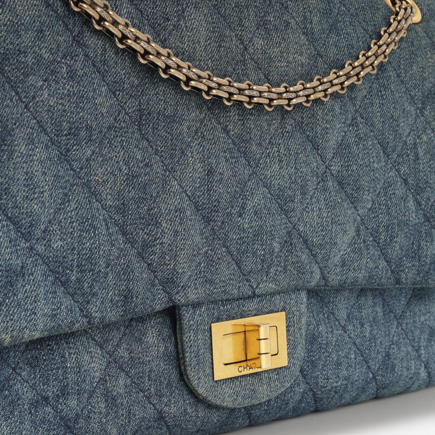 2.55 Reissue 227 - Indigo Denim | Gold Hardware