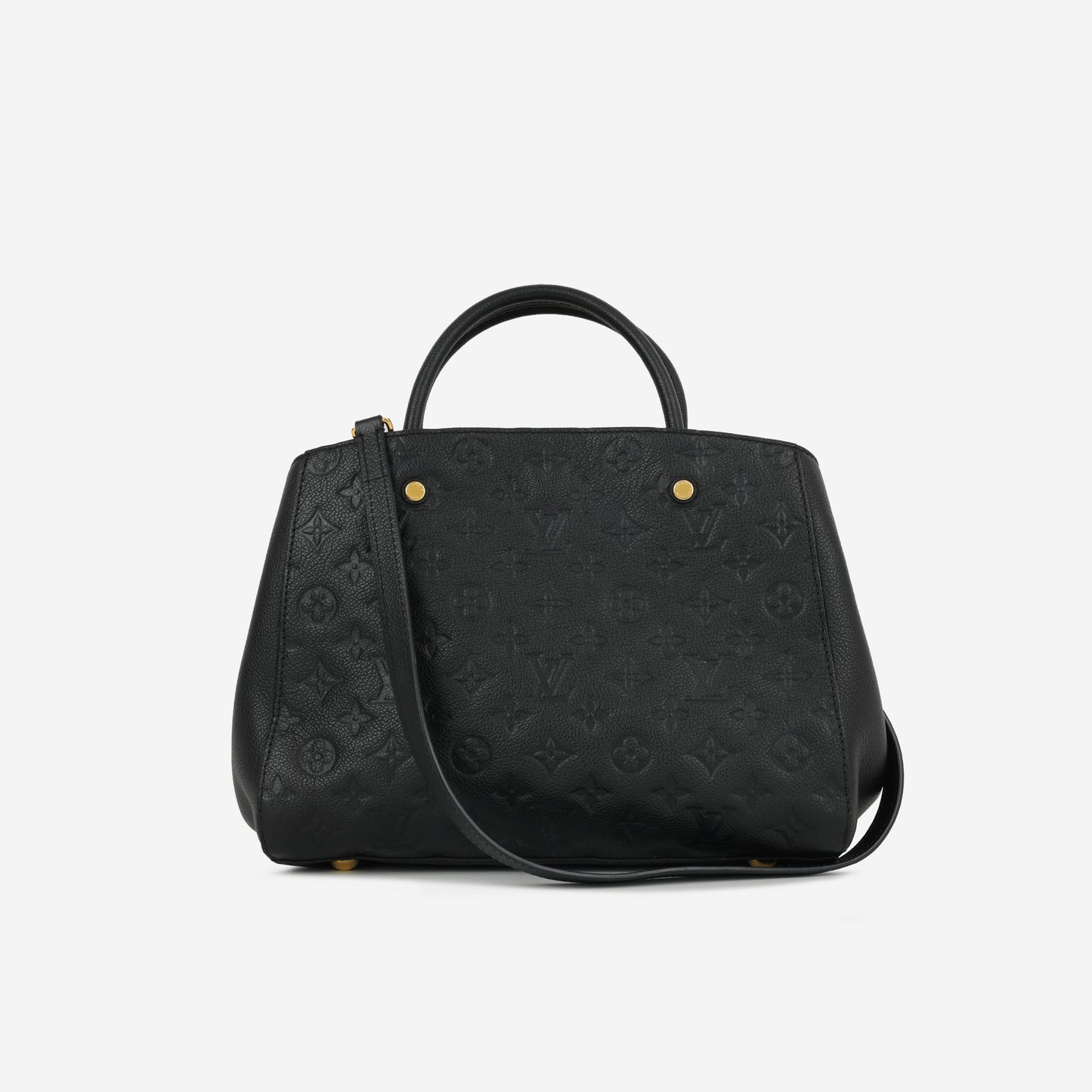 Louis Vuitton Montaigne BB - Black Empreinte | Gold Hardware