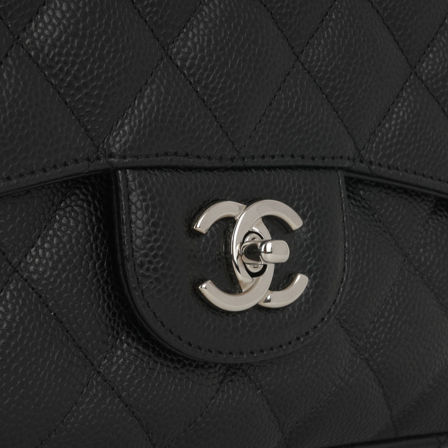 Chanel Classic Single Flap Jumbo - Black Caviar | Silver Hardware