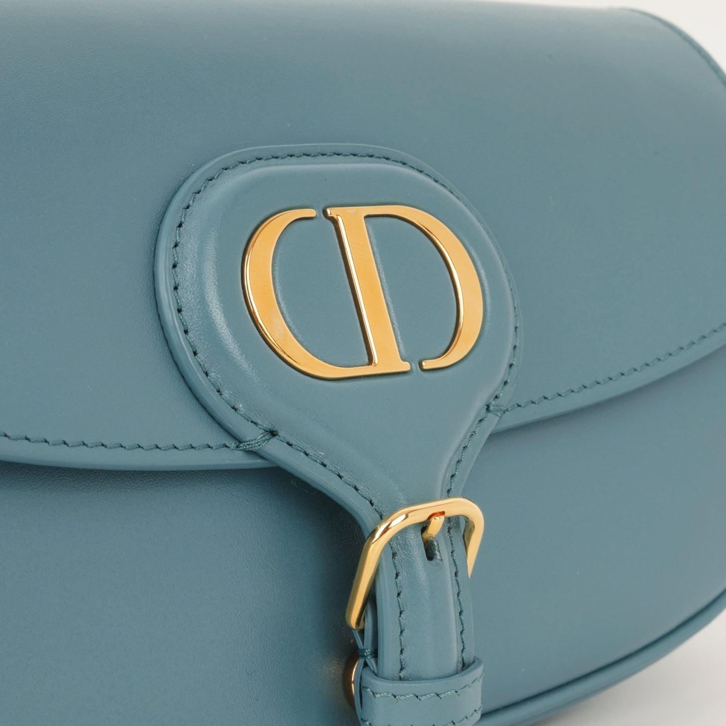 Dior Bobby East-West - Sky Blue Calfskin | Gold Hardware