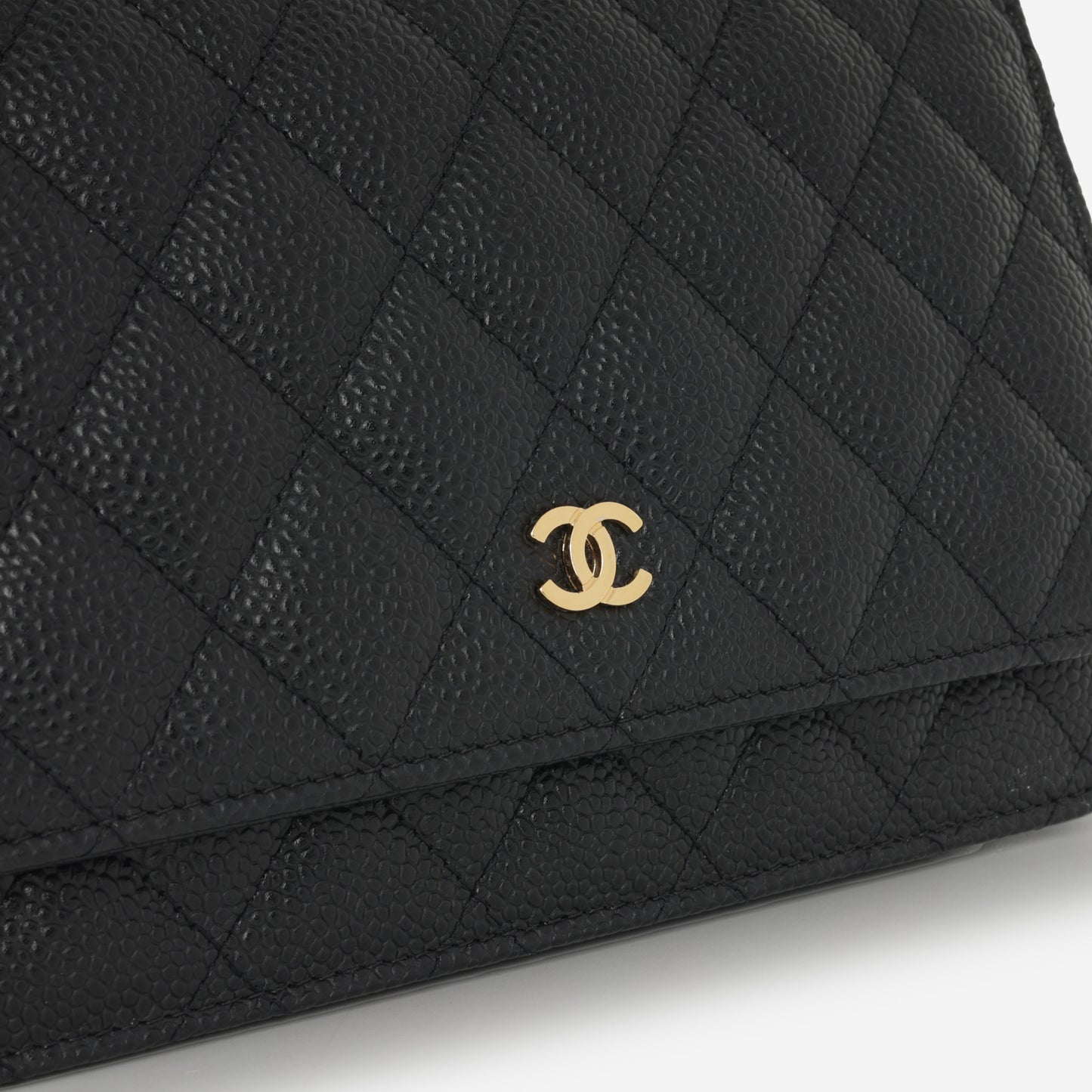 Chanel Classic Wallet on Chain - Black Caviar | Gold Hardware