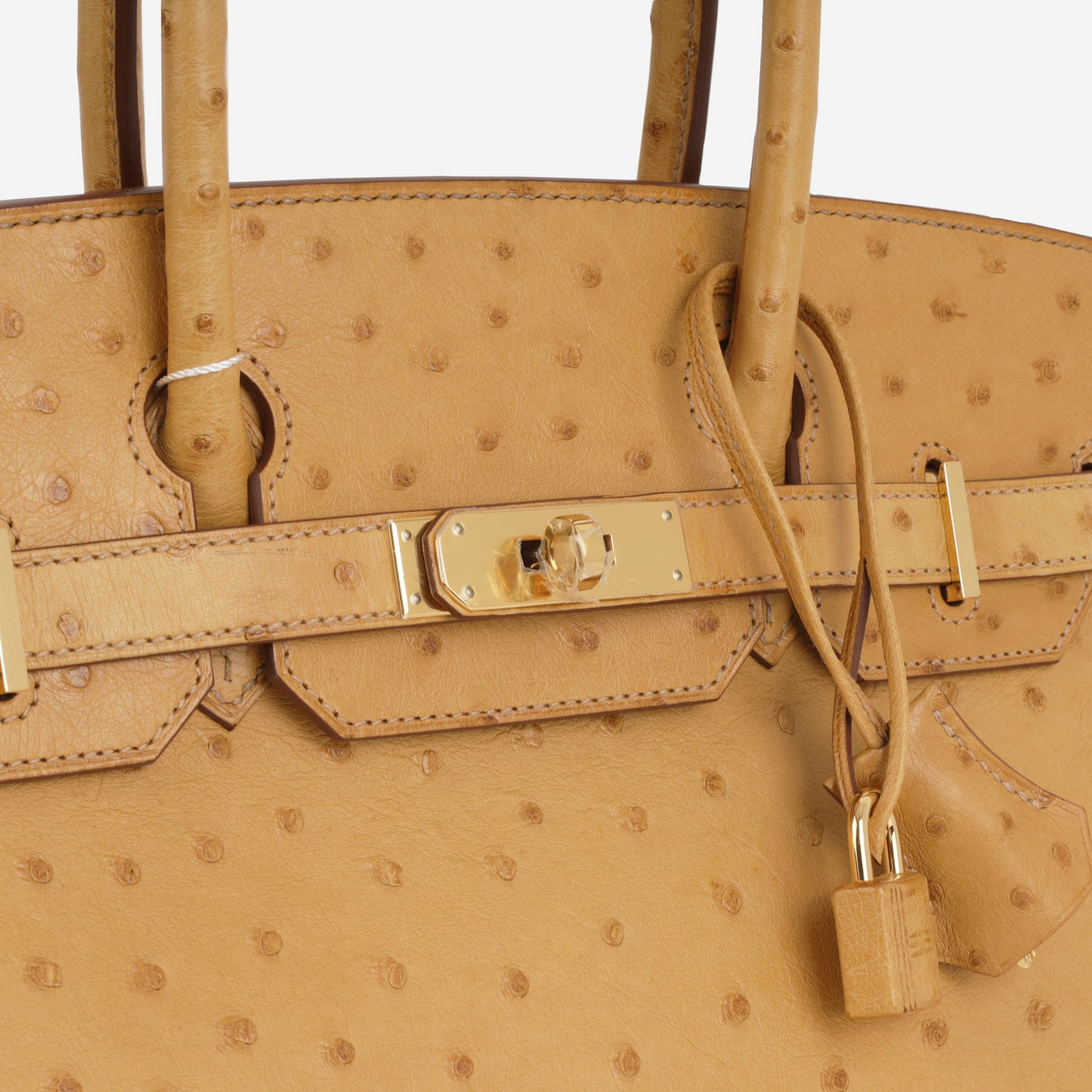 Hermès Birkin 30 - Saffron Ostrich | Gold Hardware
