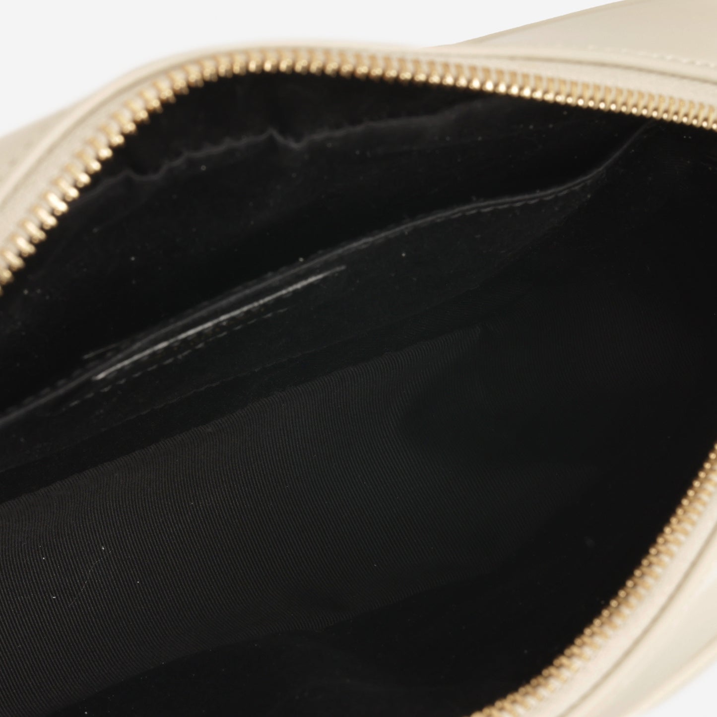 Saint Laurent Lou Camera Bag - Ivory Calfskin | Gold Hardware