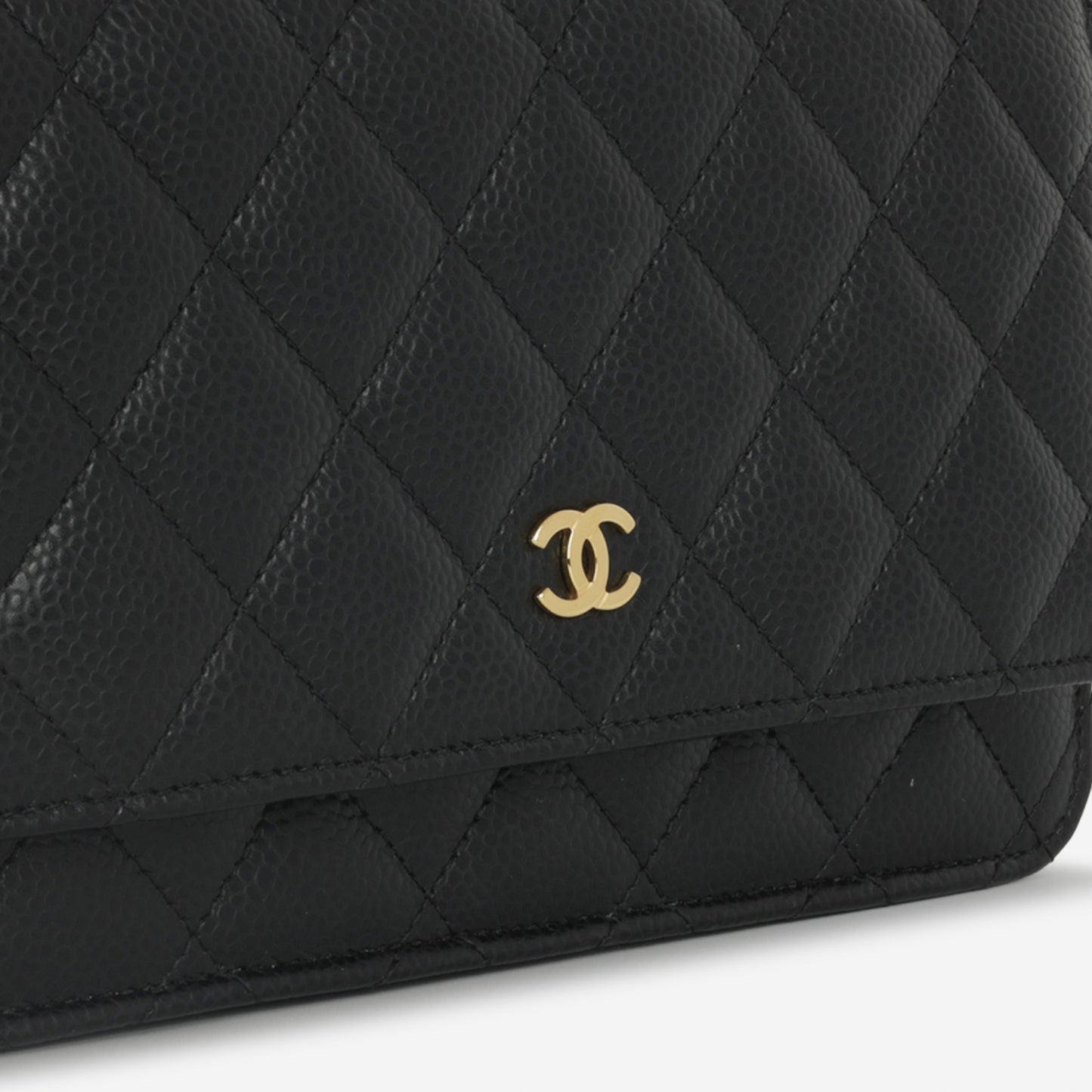 Chanel Classic Wallet on Chain - Black Caviar | Gold Hardware