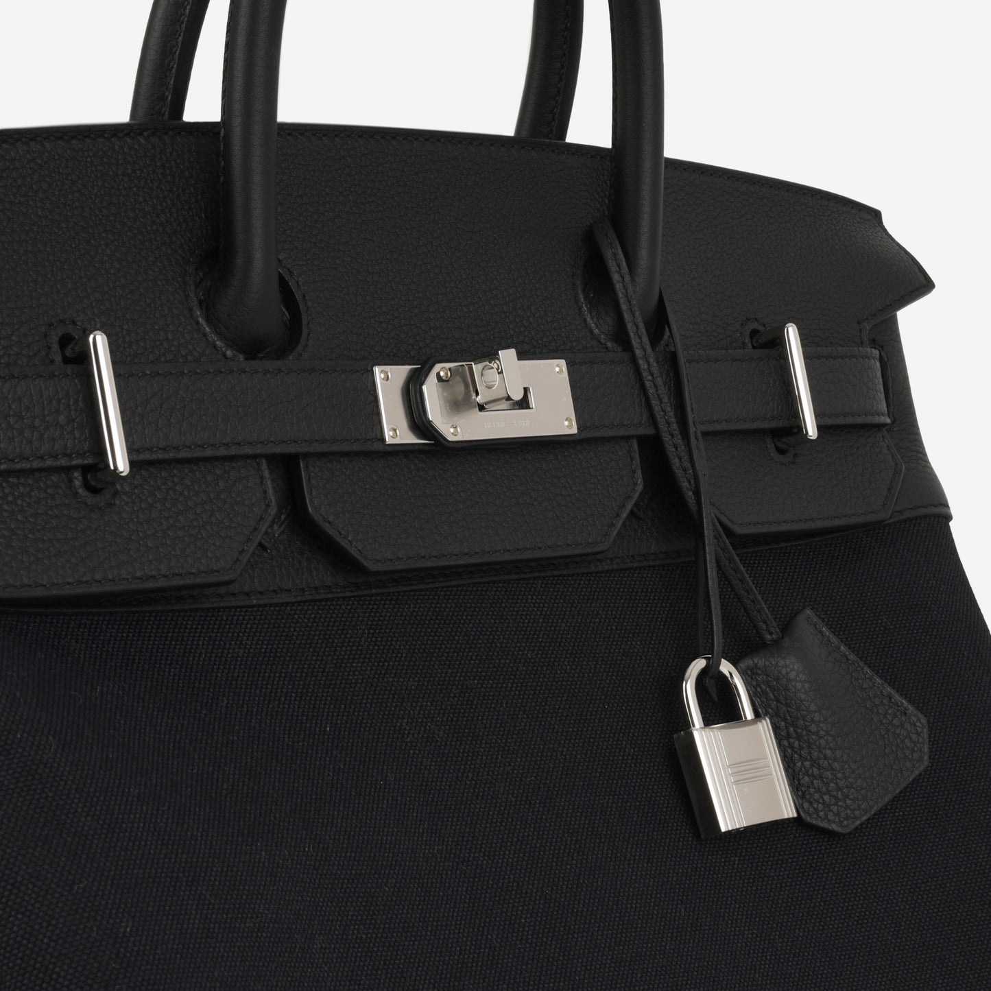 Hermès HAC 40 - Noir Toile/Togo | Palladium Hardware