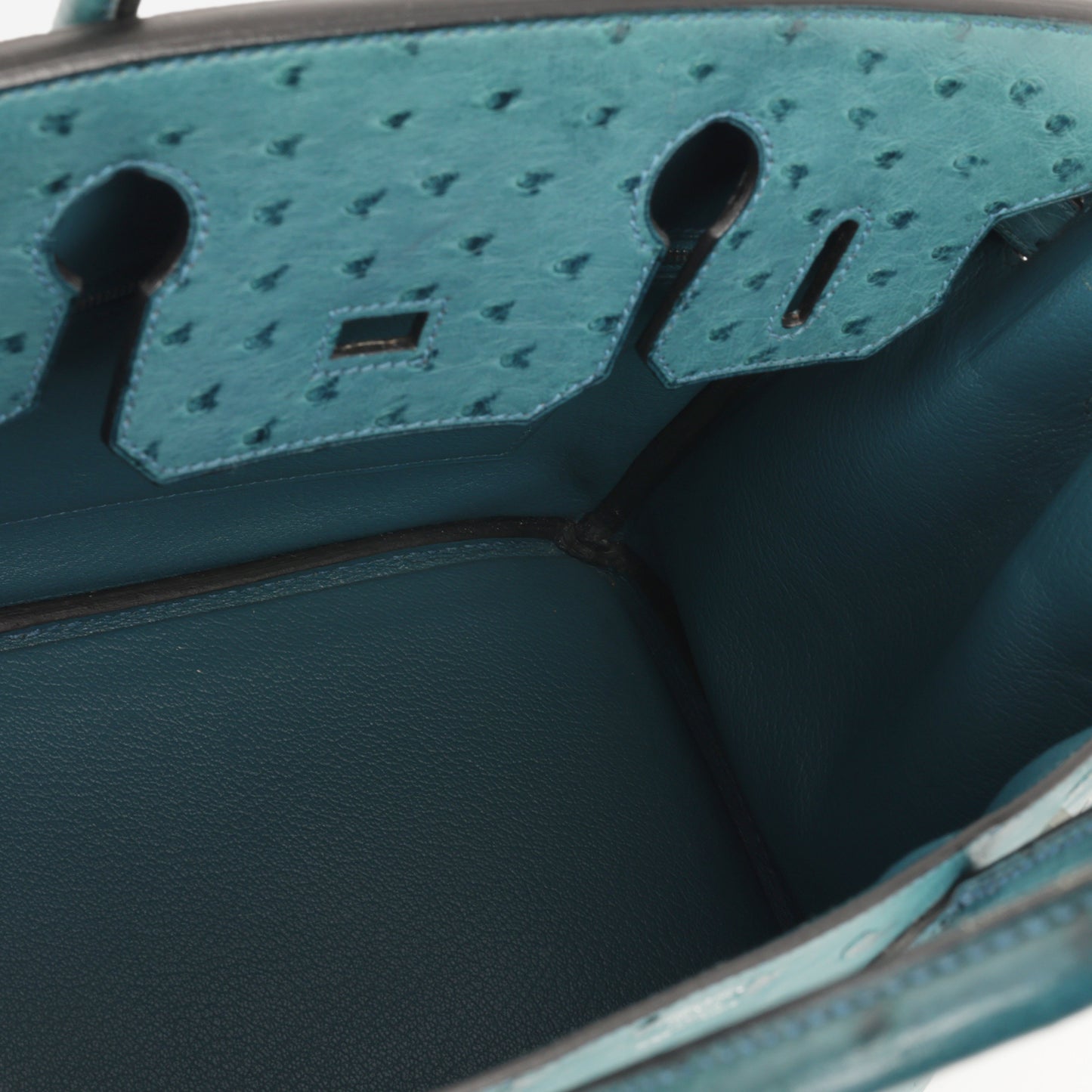 Hermès Birkin 30 - Bleu Colvert Ostrich | Palladium Hardware