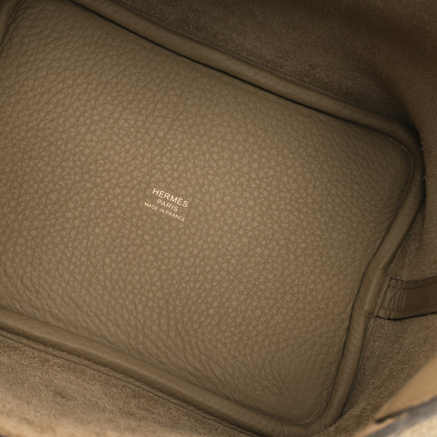 Picotin 18 - Beige Marfa Clemence | Gold Hardware