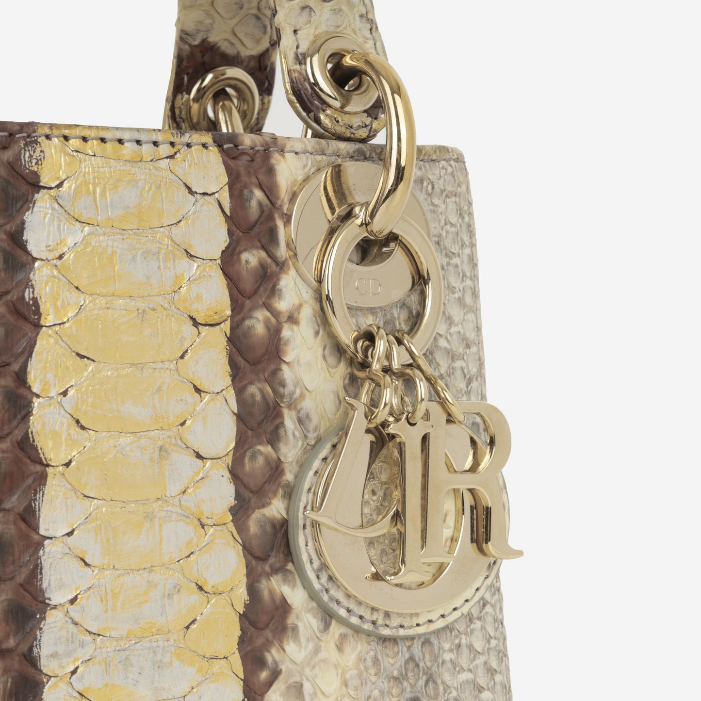 Mini Lady Dior - Gold Royal Python | Champagne Gold Hardware
