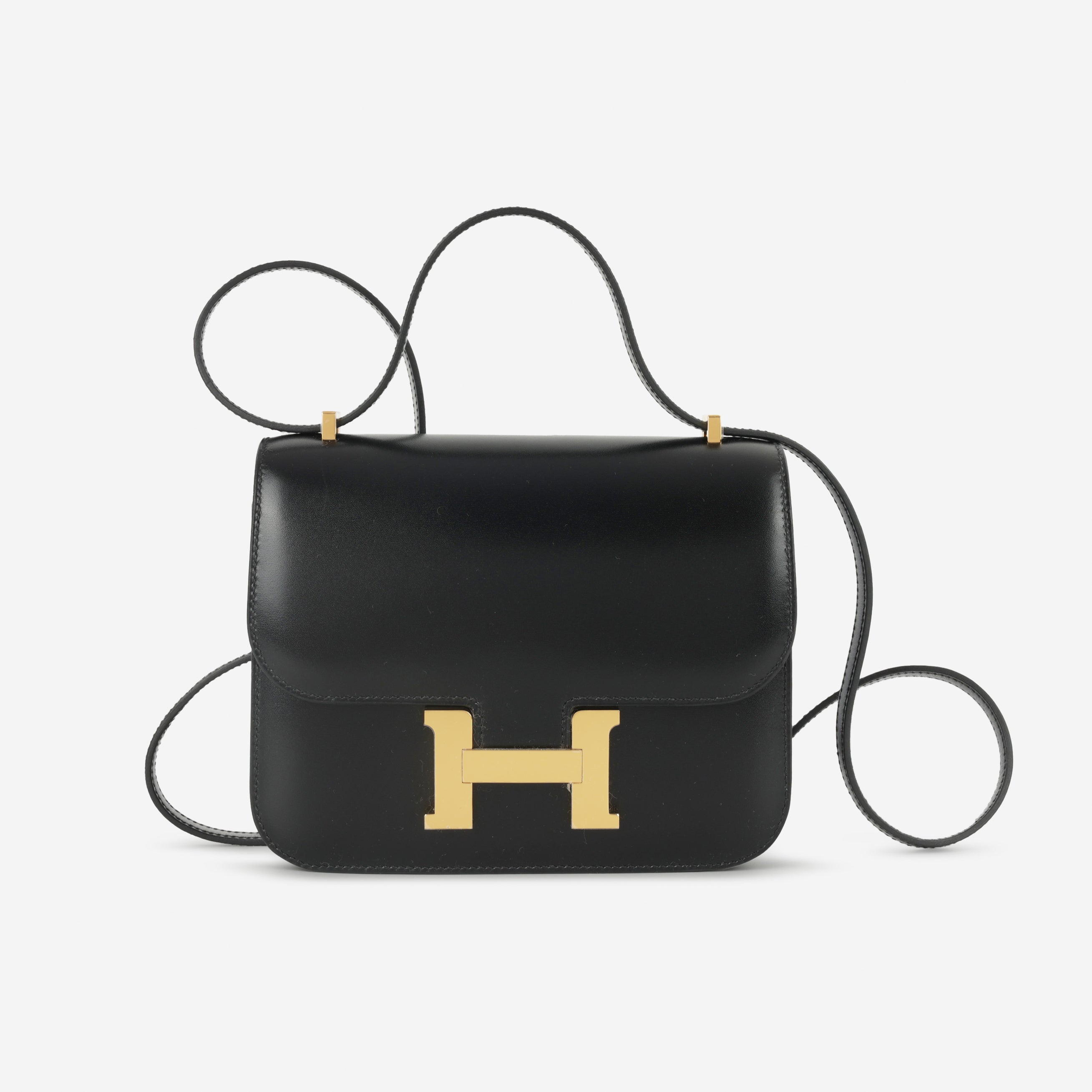 Hermès Constance 18 - Black Box Calf | Gold Hardware
