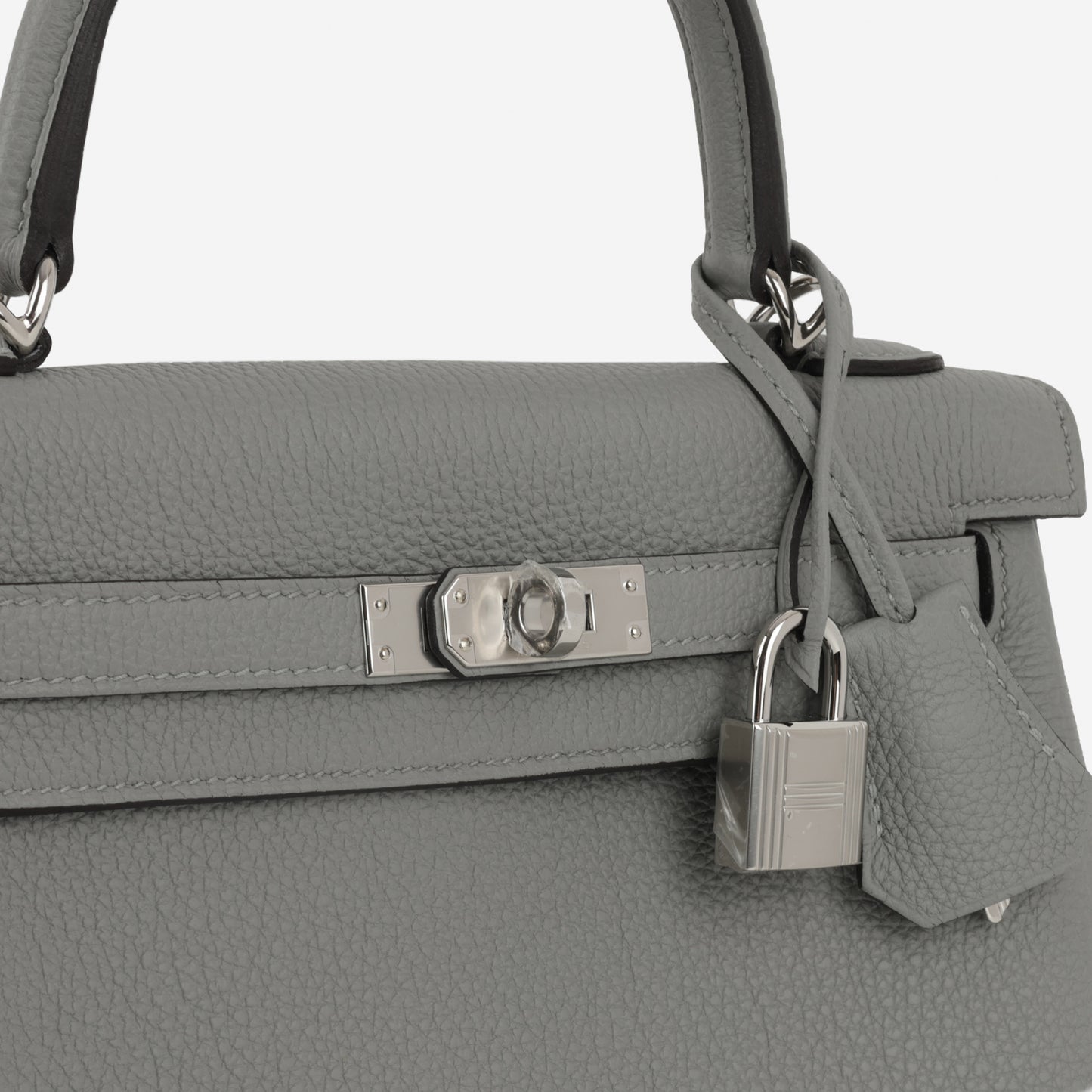 Hermès Kelly 25 - Gris Mouette Togo | Palladium Hardware