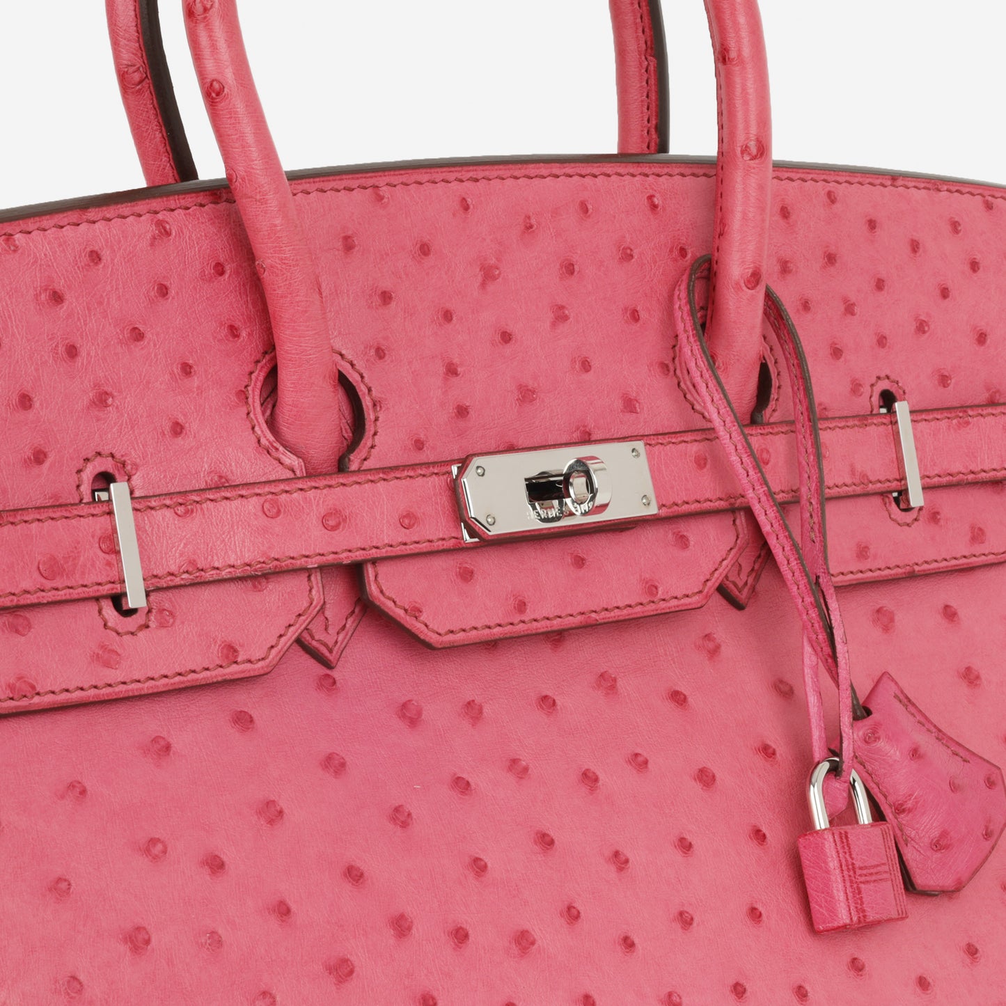 Hermès Birkin 35 - Fuchsia Ostrich | Palladium Hardware