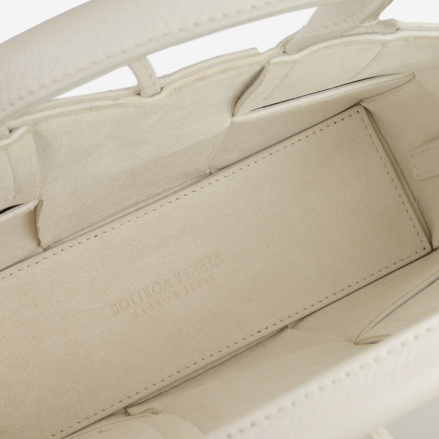 Bottega Veneta Candy Arco Tote - White Intrecciato | Gold Hardware - Bagista