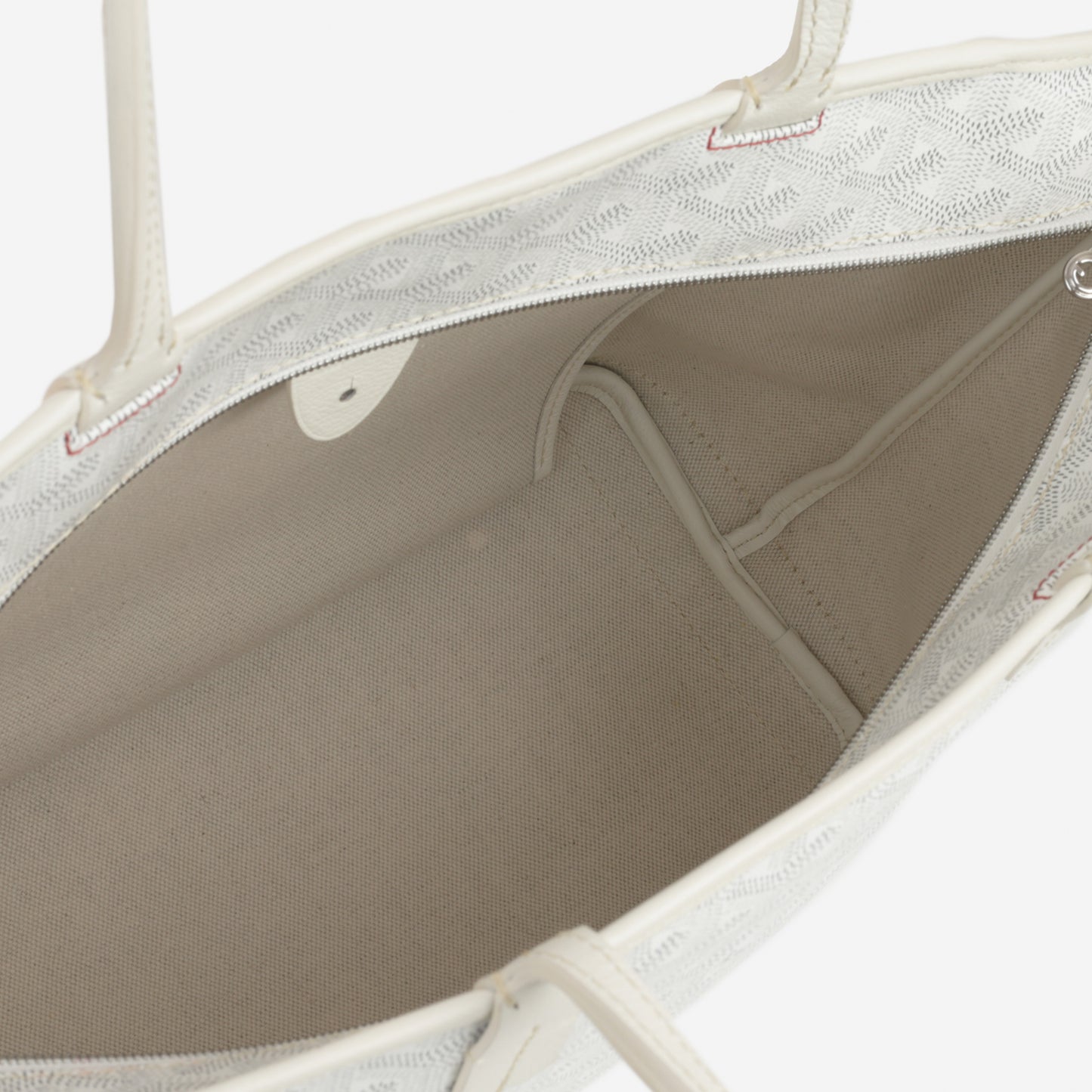 Goyard Artois PM - White Goyardine | Palladium Hardware