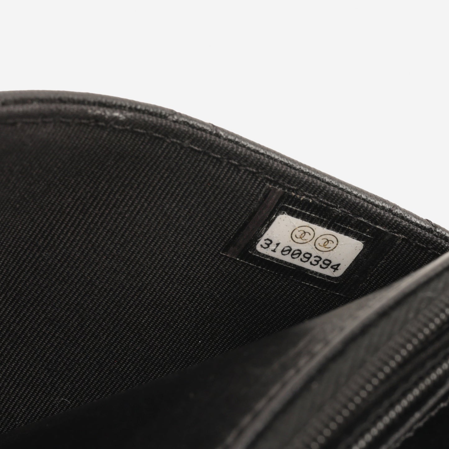 21c Chanel Seasonal Wallet On Chain - Black Lambskin | Champagne Gold Hardware