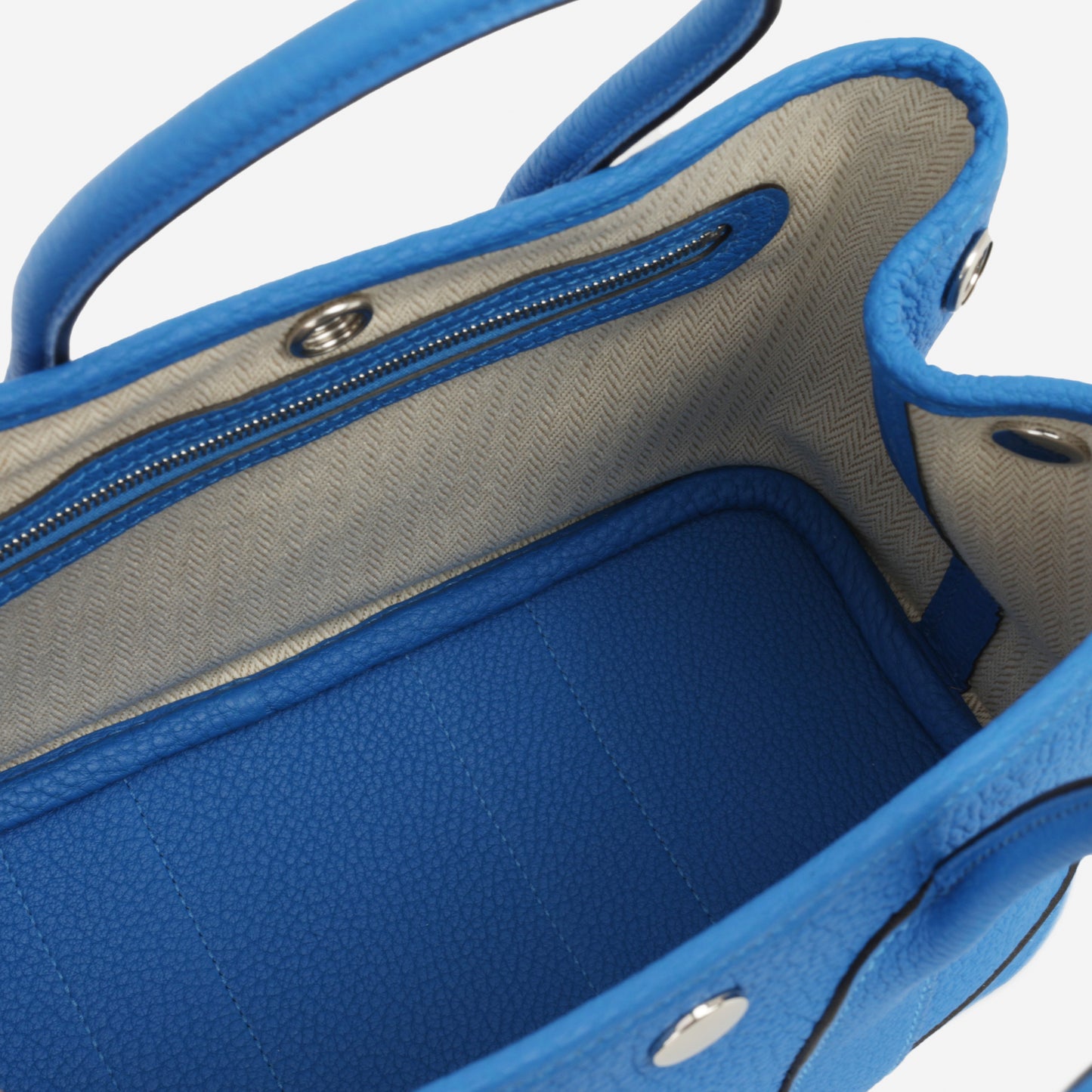 Hermès Neo Garden Party 23 - Blue Hydra Negonda | Palladium Hardware