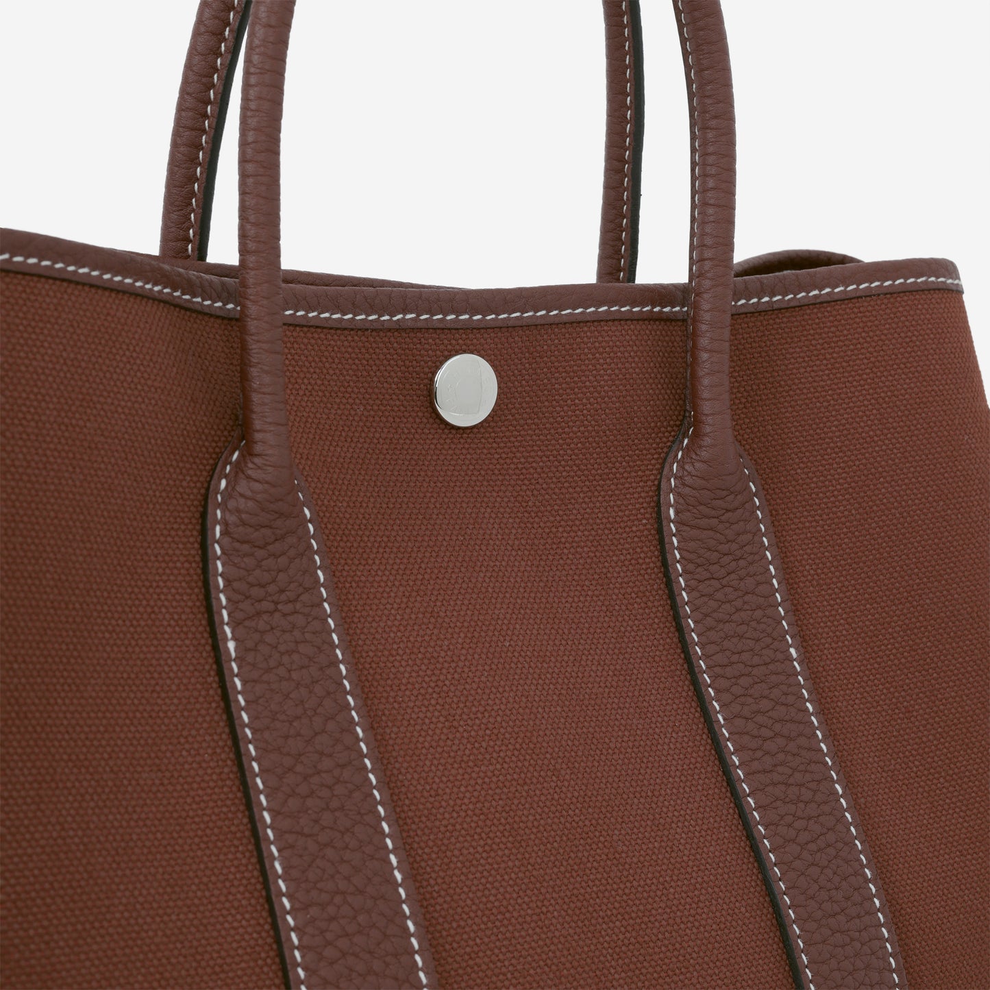 Hermès Garden Party 30 - Rouge H Canvas / Negonda | Palladium Hardware