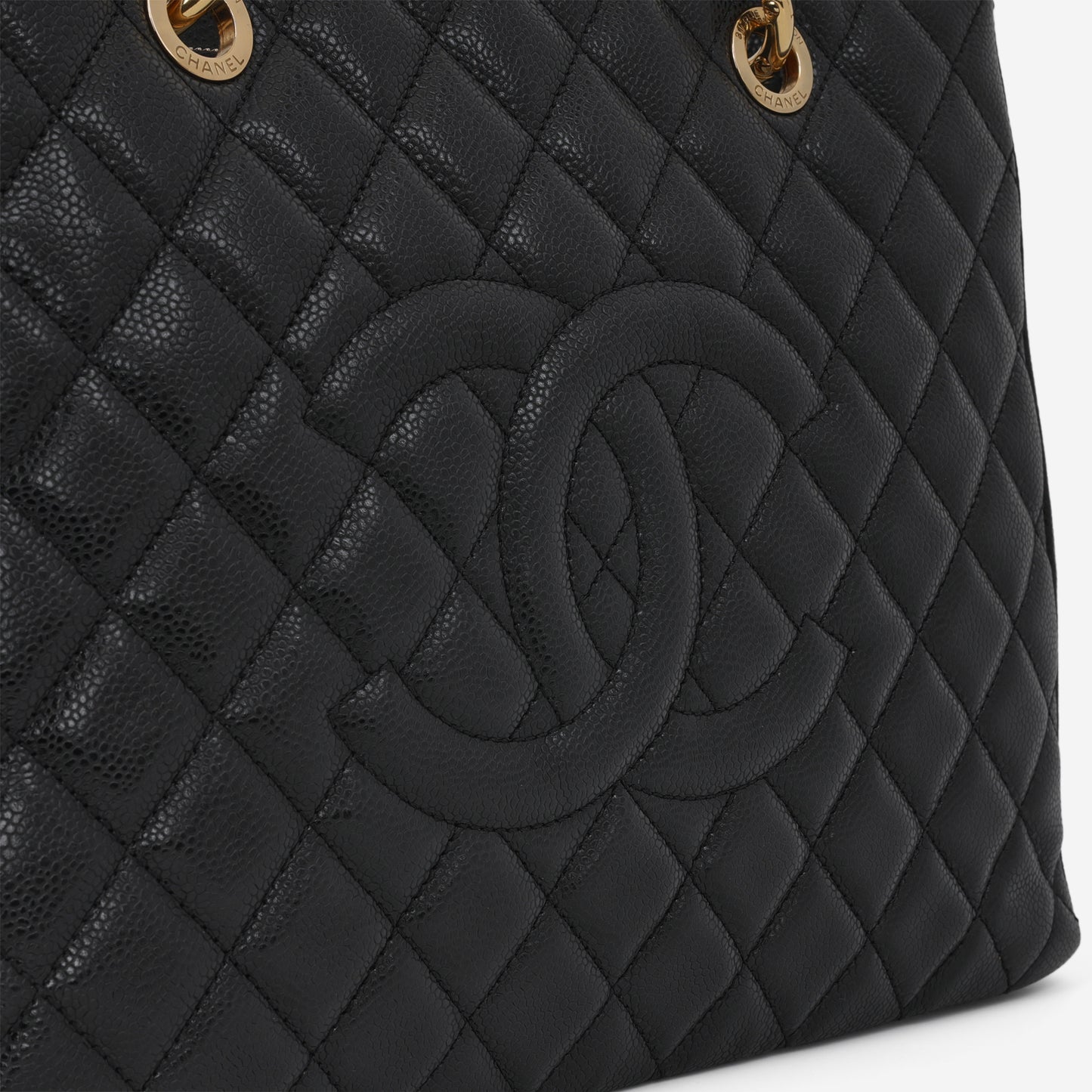 Chanel GST - Black Caviar | Gold Hardware
