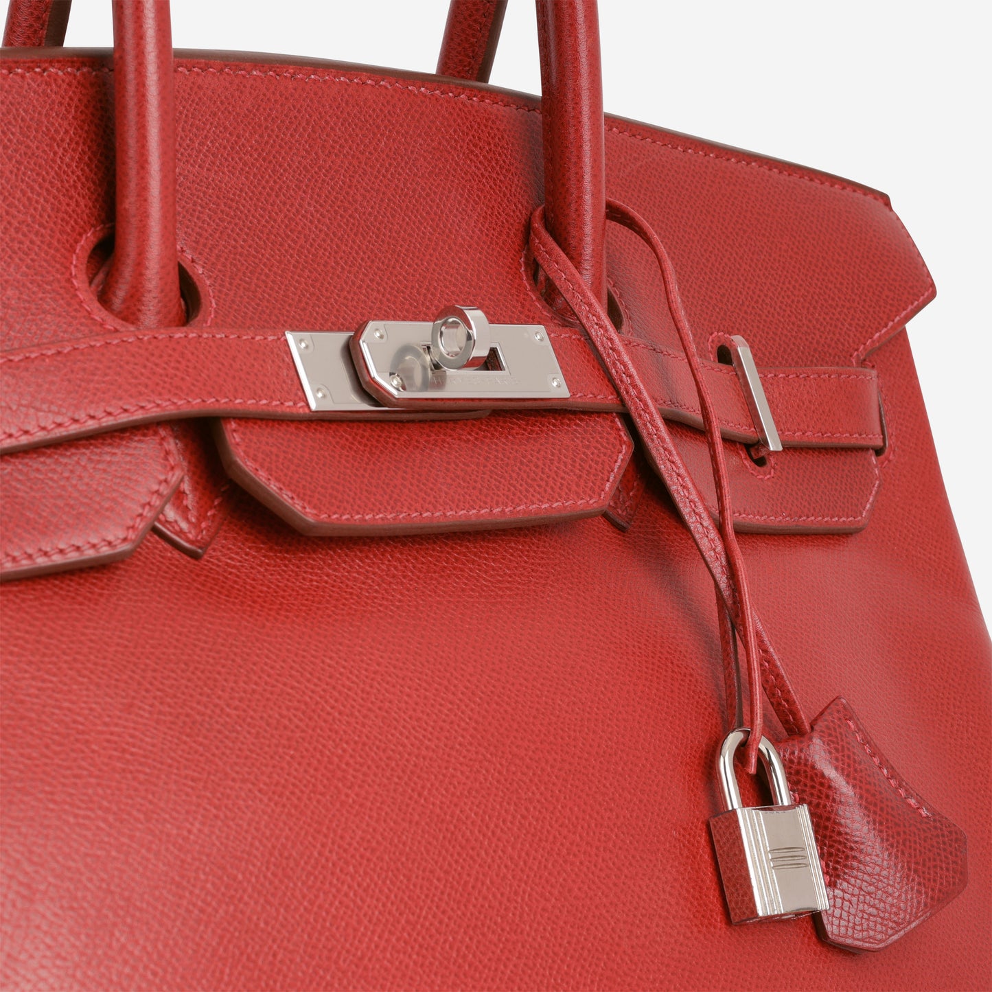 Hermès Birkin 35 - Rouge Amarante Courchevel | Palladium Hardware - Bagista