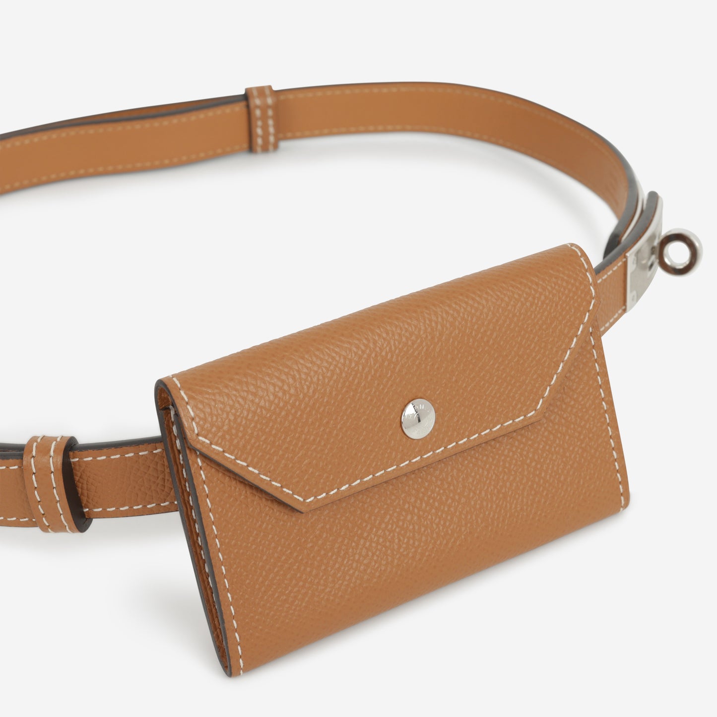 Hermès Kelly Pocket Belt - Gold Epsom | Palladium Hardware - Bagista