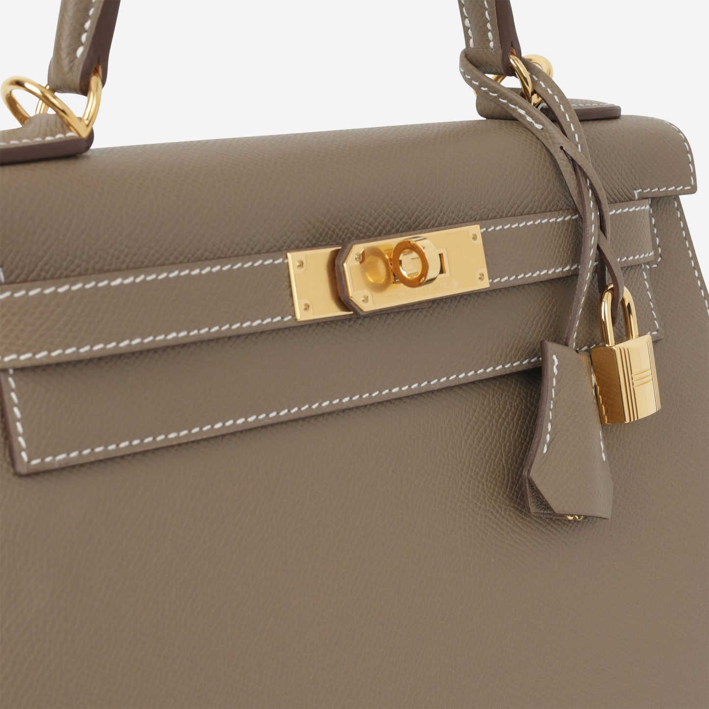 Hermès Kelly 28 - Etoupe Epsom | Gold Hardware - Bagista