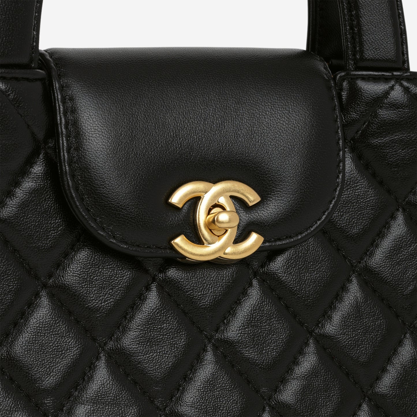 Chanel Small Kelly Re-Edition - Black Lambskin | Gold Hardware - Bagista