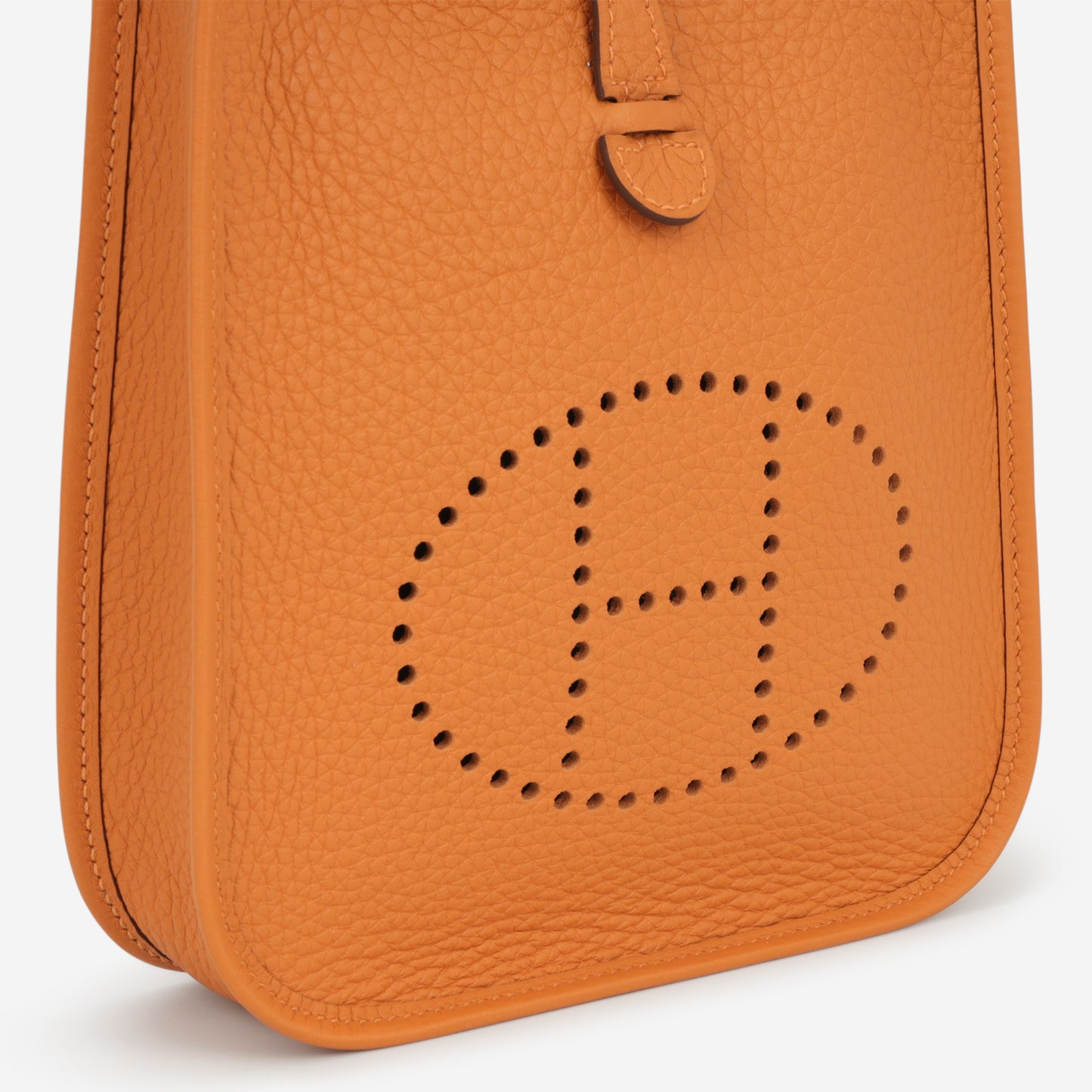 Hermès Mini Evelyne 16 - Orange Clemence | Palladium Hardware