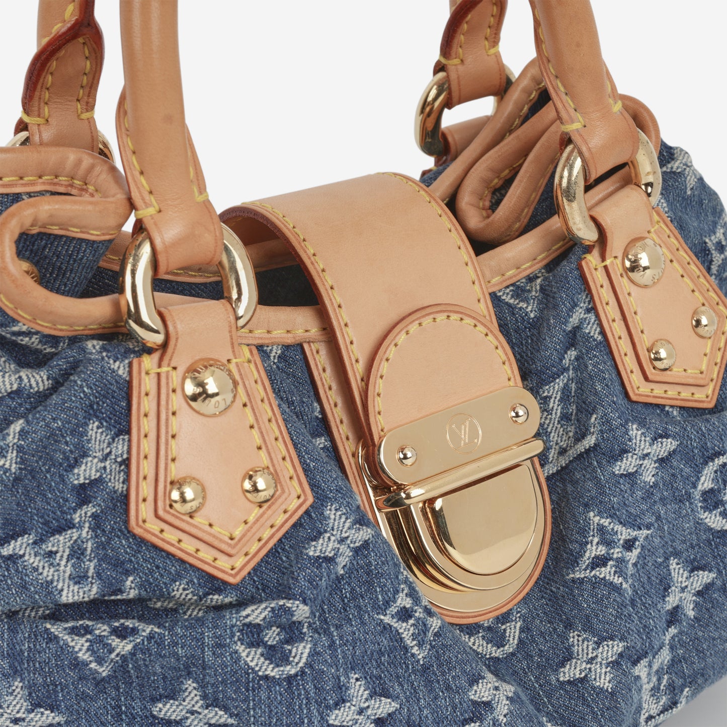 Louis Vuitton Vinatage Mini Pleaty - Denim Monogram | Gold Hardware