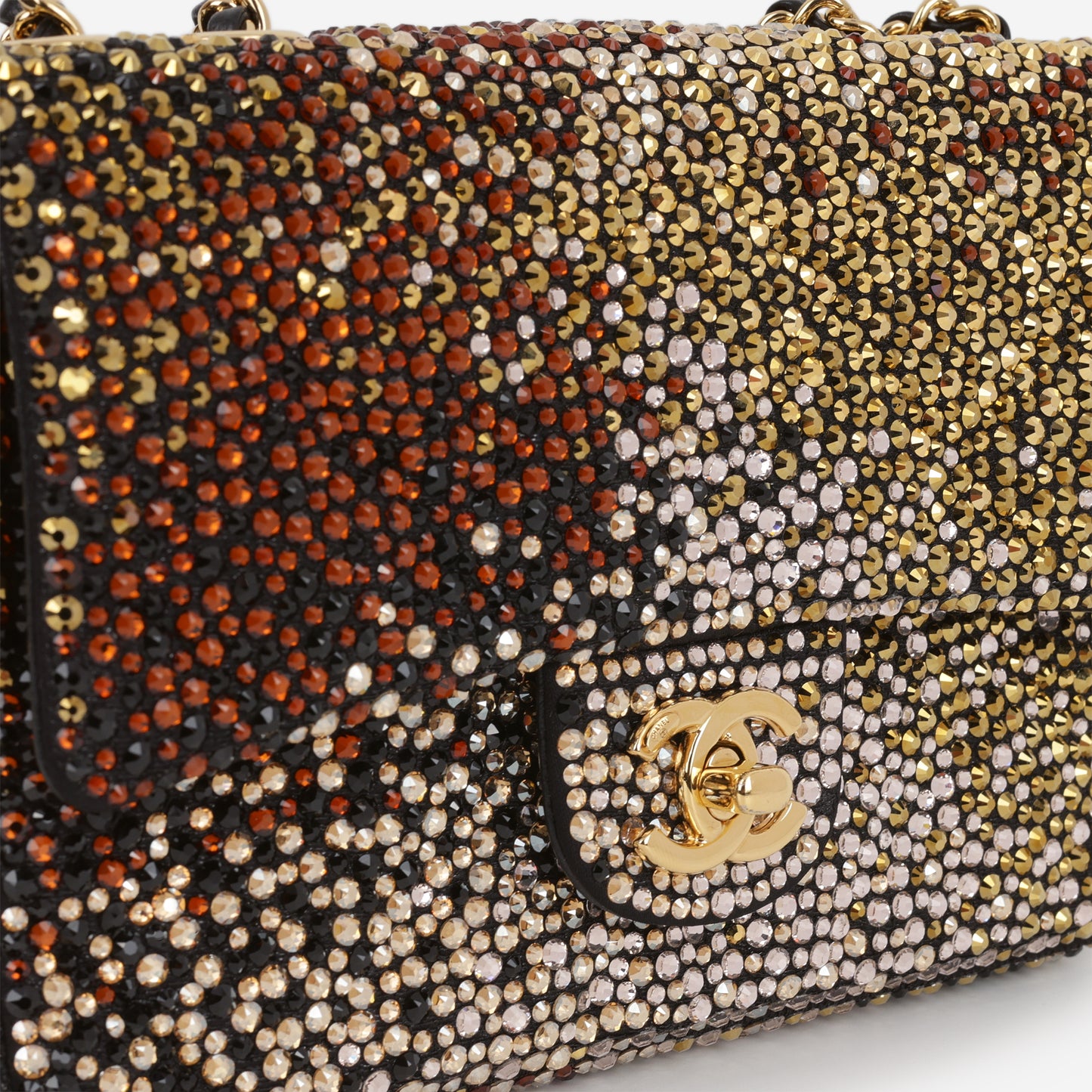 Chanel 2025 Mini Flap Evening Bag - Multi Strass | Gold Hardware - Bagista