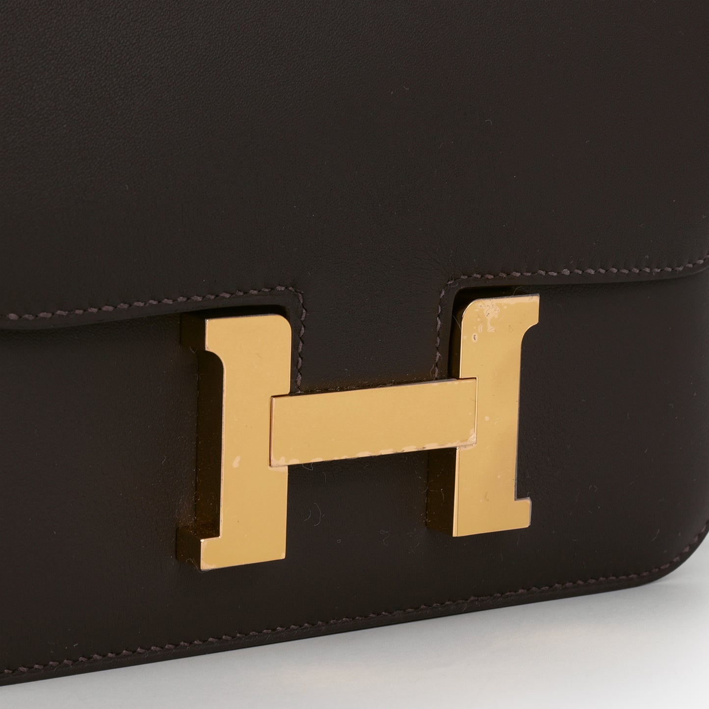 Hermès Constance 18 - Bai Brun Swift | Gold Hardware