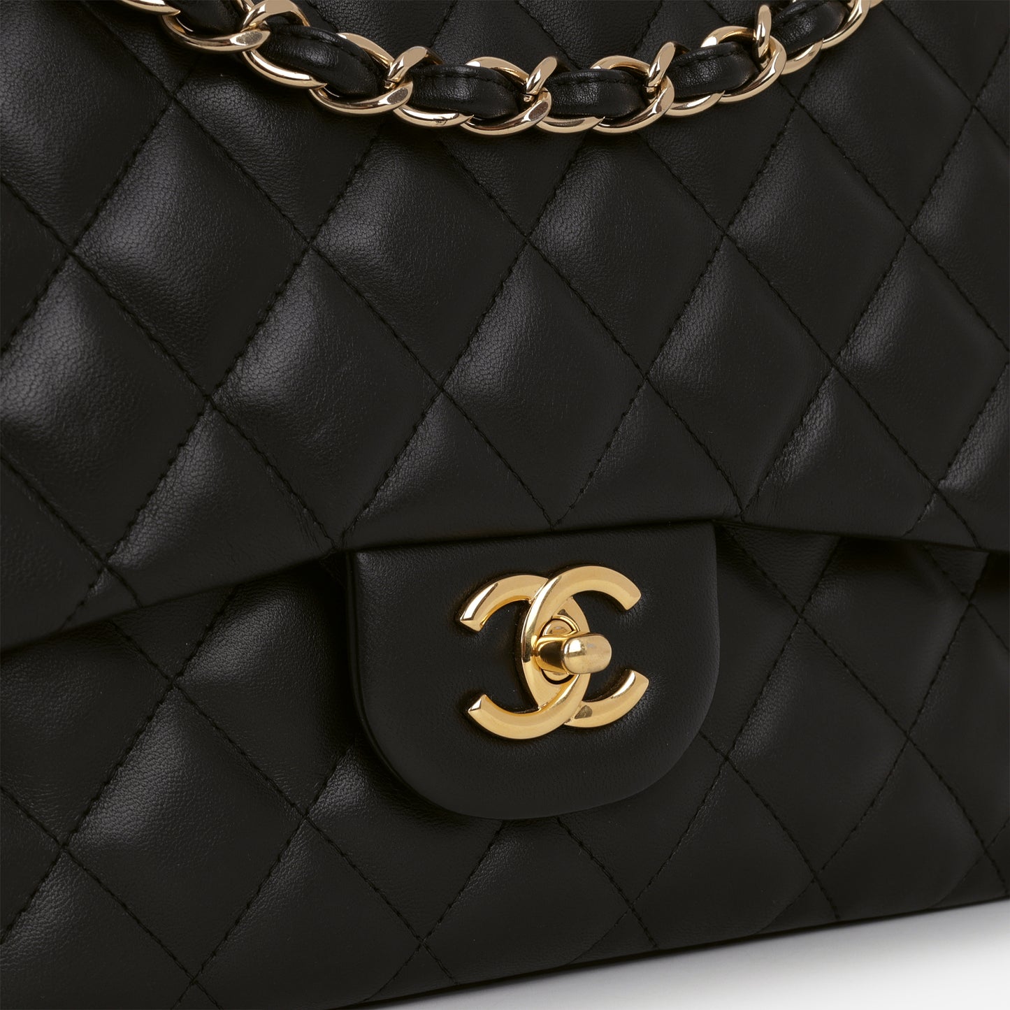 Chanel Jumbo Classic Flap - Black Lambskin | Gold Hardware