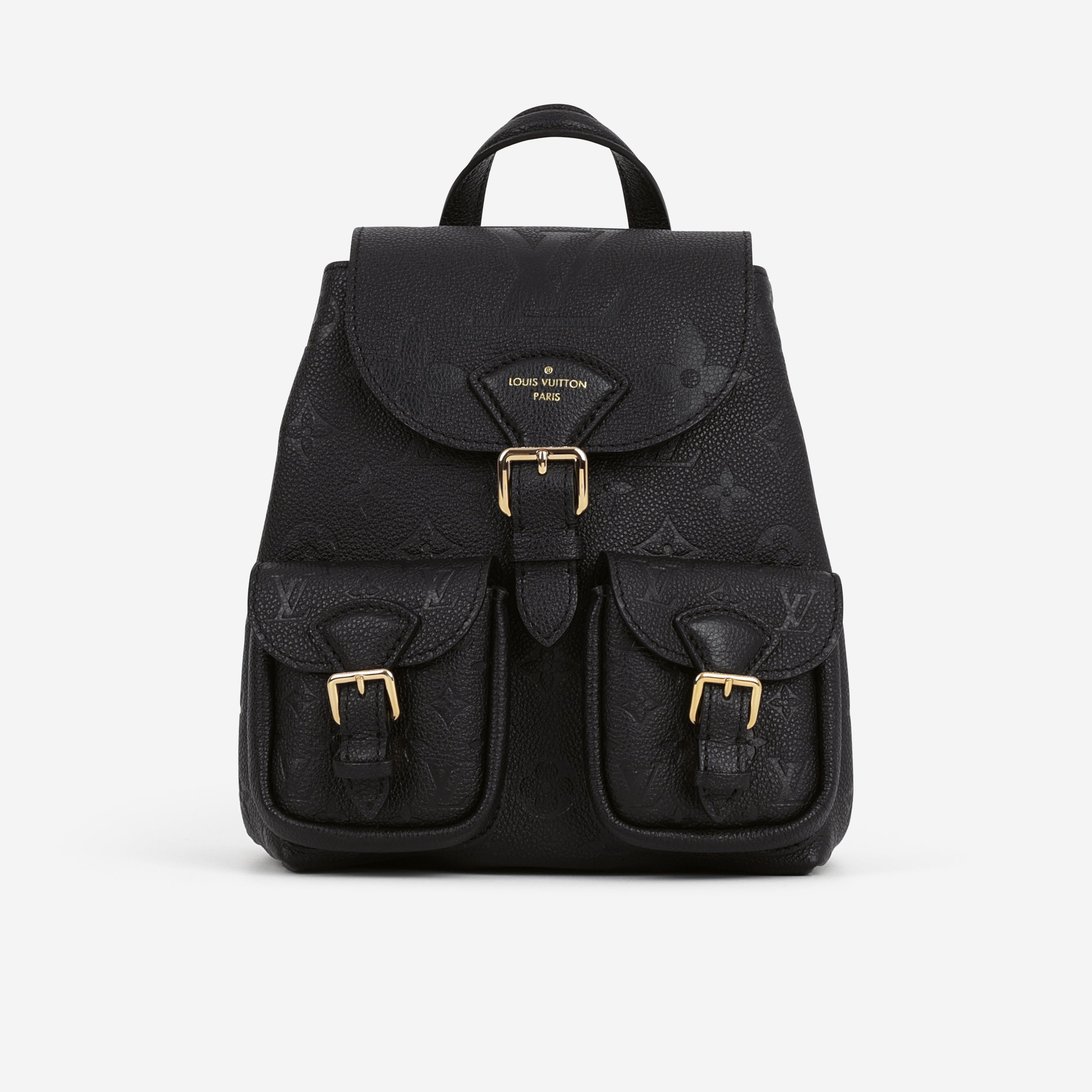 Louis Vuitton - Backup Backpack - Leather - Black - Women