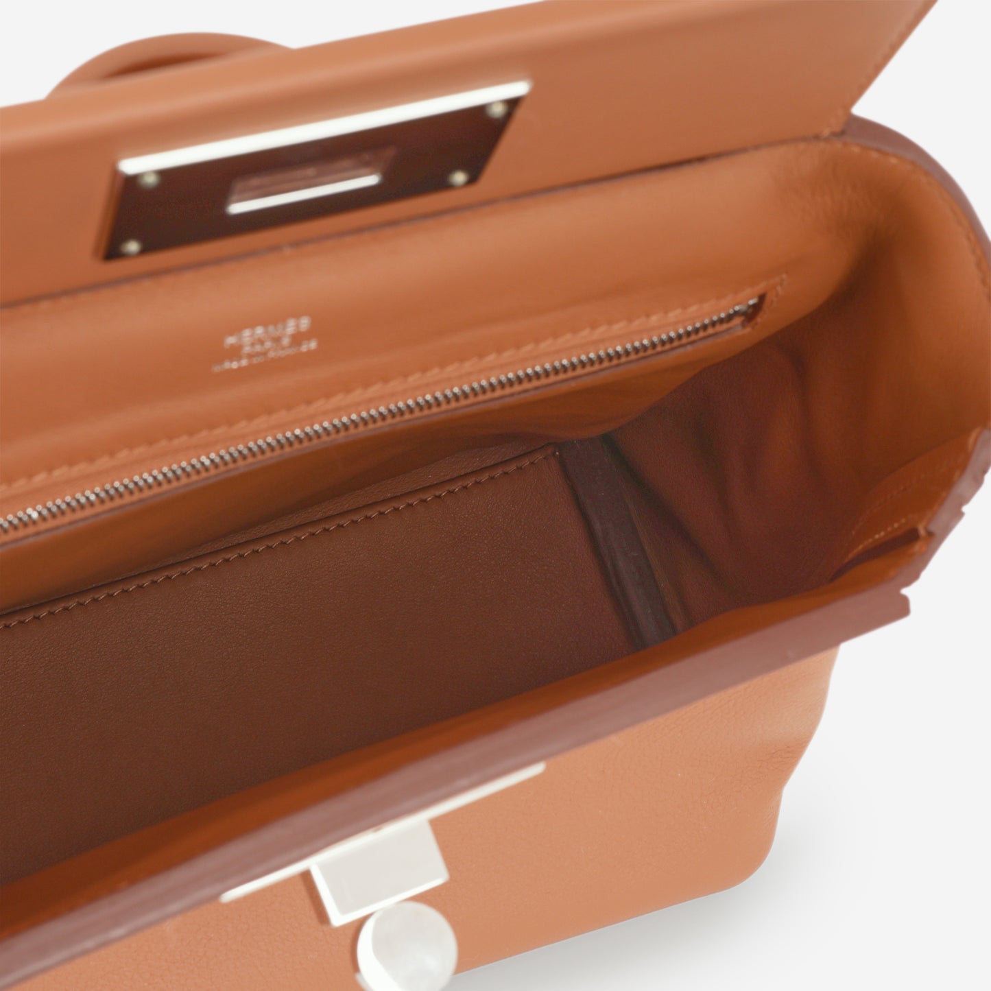 Hermès Mini 24/24 - Gold Evercolor / Swift | Palladium Hardware